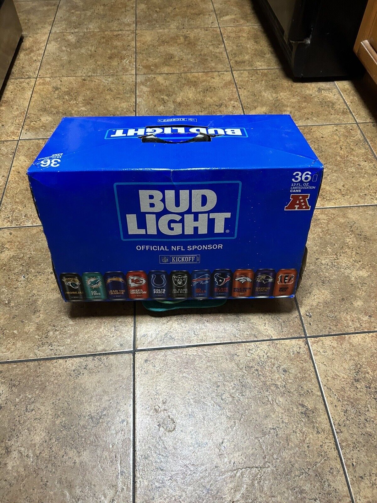 2017 Bud Light Cans All Teams Empty
