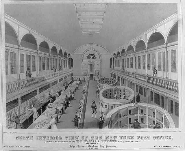 North Interior,New York Post Office,Honorable Charles A Wickliffe,Lorimer Graham