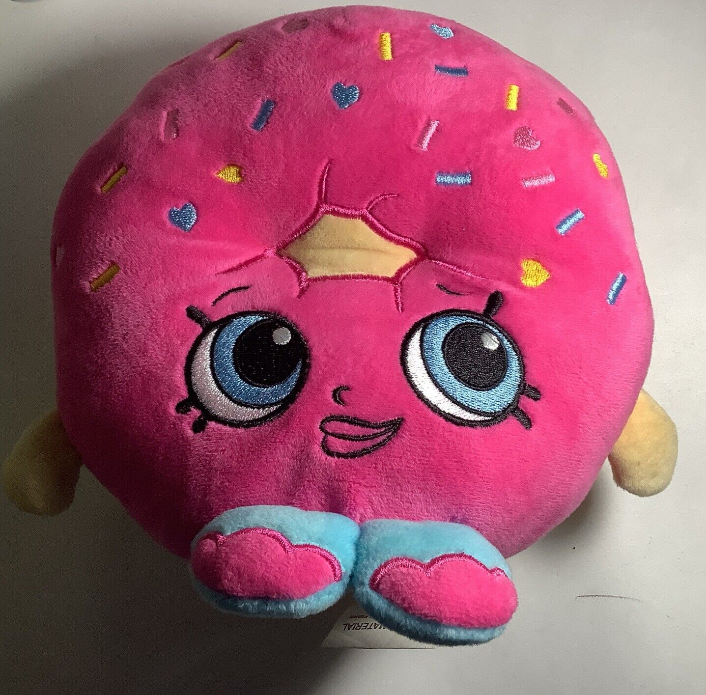 Shopkins Donut D’lish Children’s Plush Soft Piggy Bank Pink Used