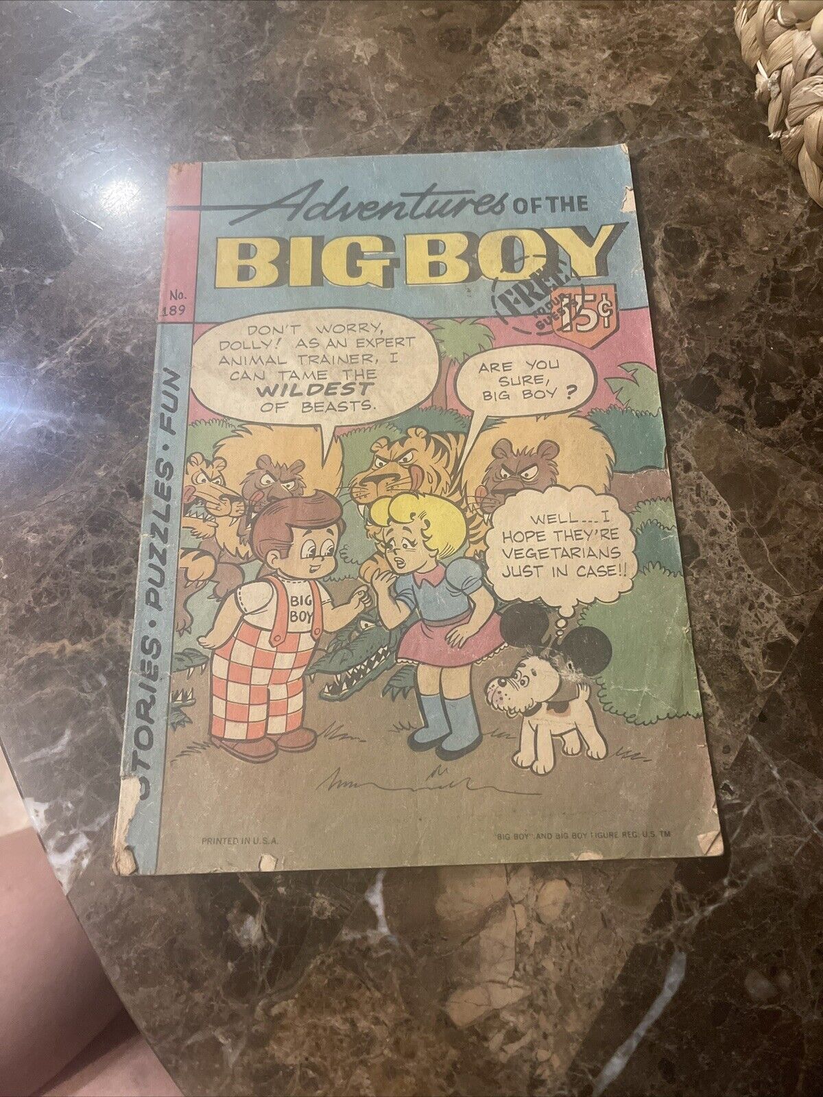 Comics- The Adventures Of The Big Boy- Used