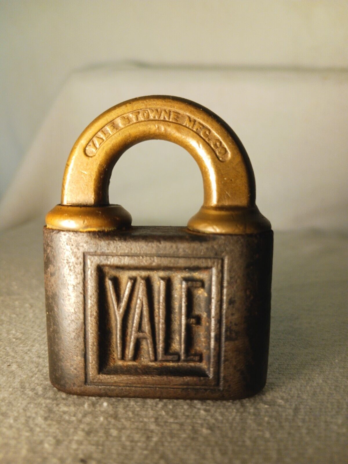 Antique Yale Padlock No Key For Lock Vintage 