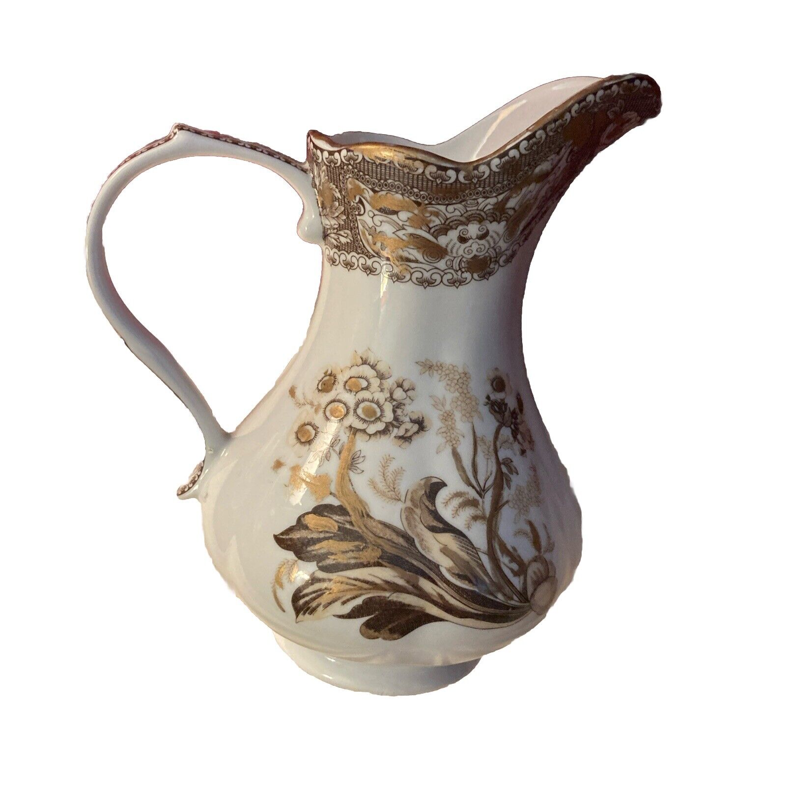 J. Godinger & Co.  Antique Reflections Pitcher Brown And Gold