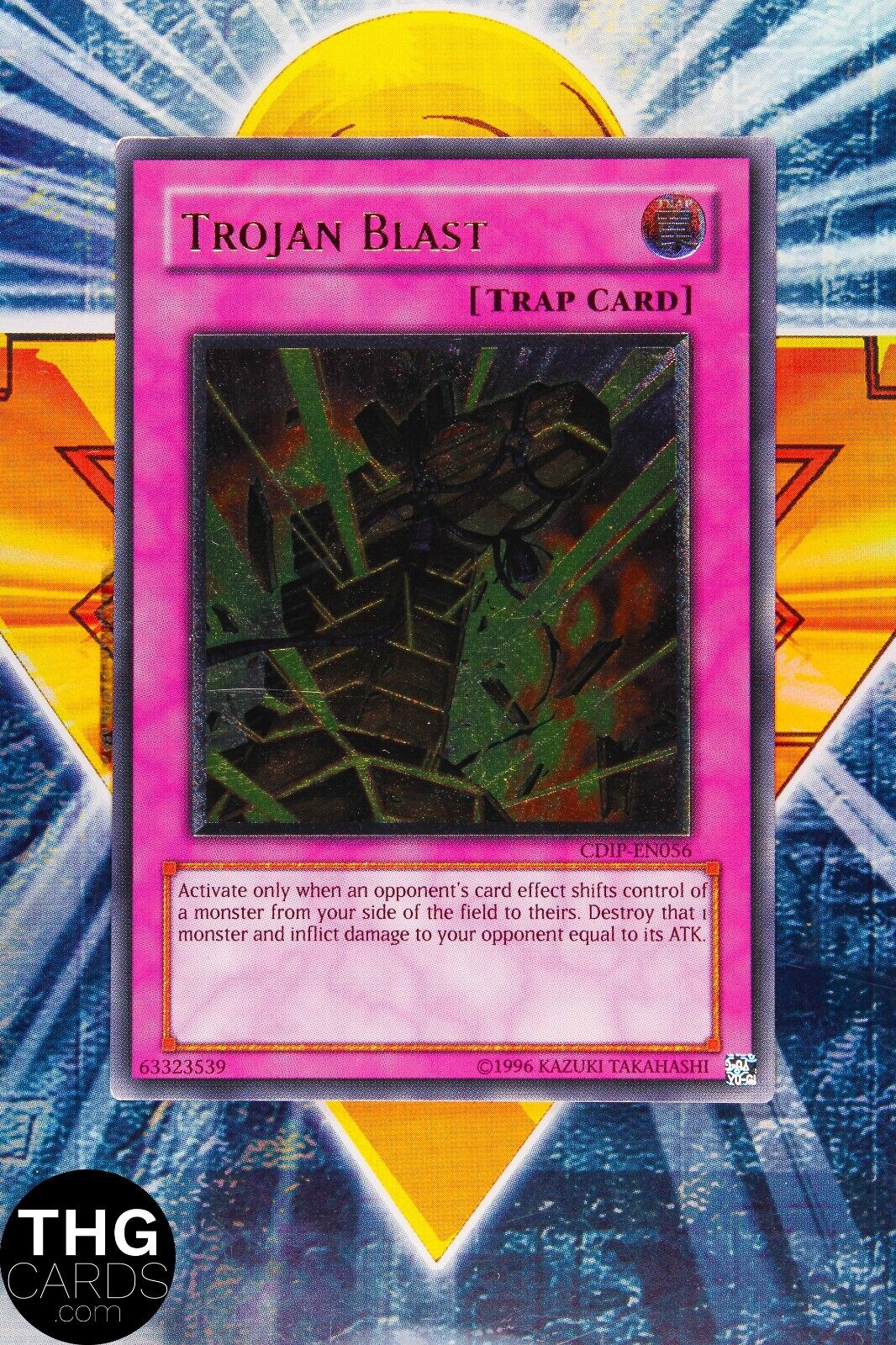 Trojan Blast CDIP-EN056 Ultimate Rare Yugioh Card