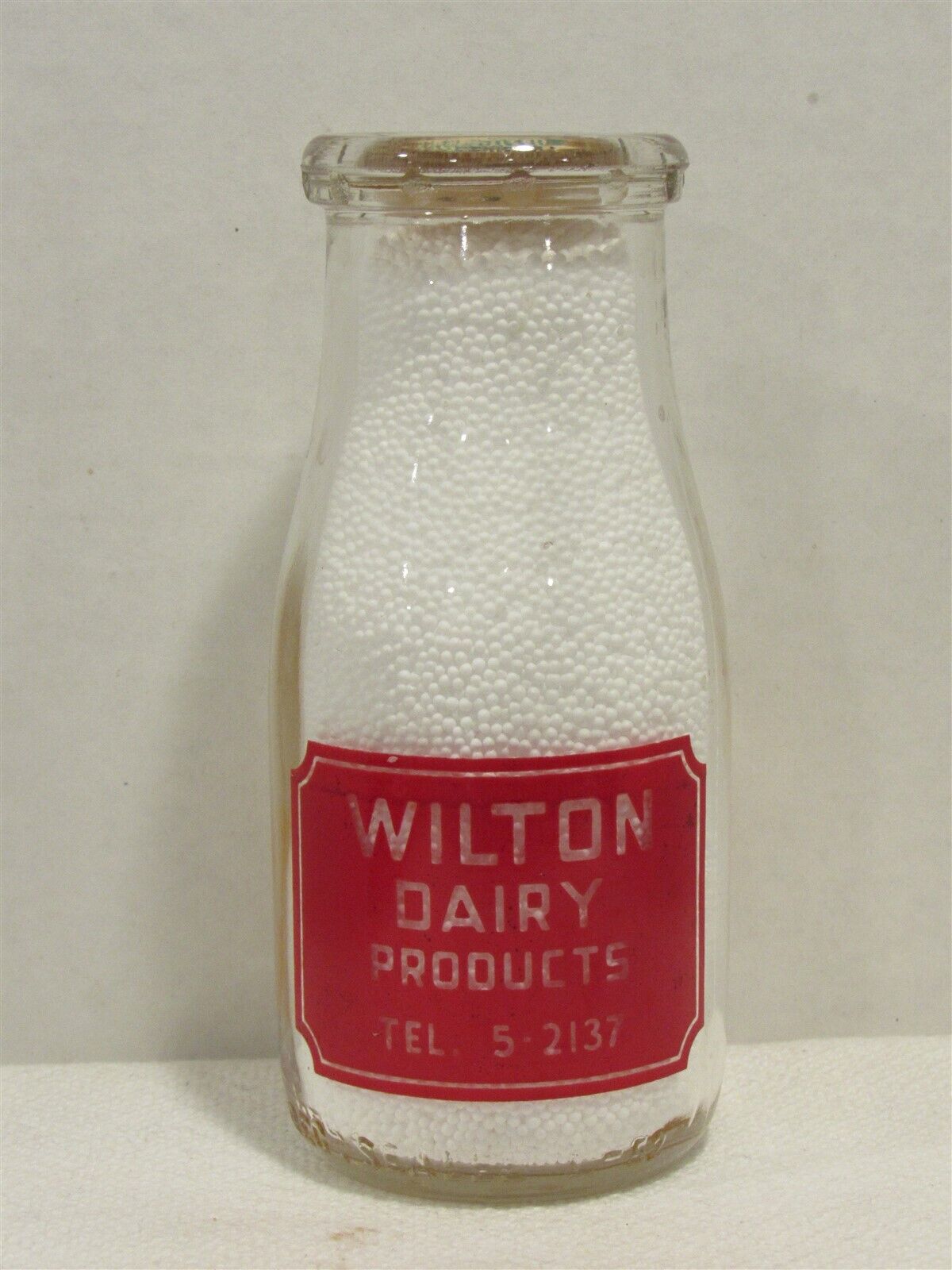 TRPHP Milk Bottle Wilton Dairy Products 2-Color Important As Books LOCATION ???