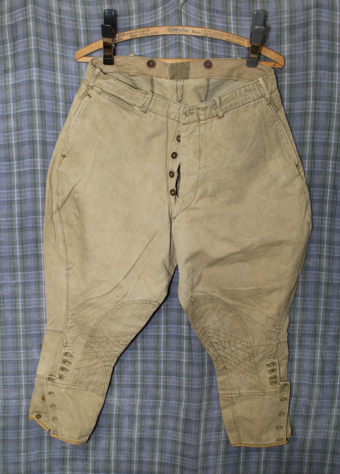 WWII Pre WWII 1930s 1940s US Army Cavalry Riding Pants Trousers Size 30 W x 21 L