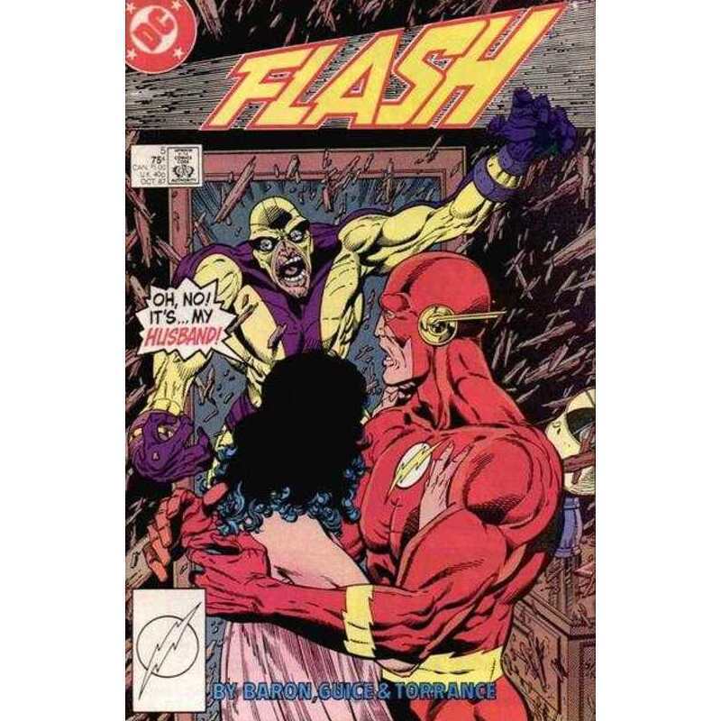 Flash (1987 series) #5 in Near Mint minus condition. DC comics [l: