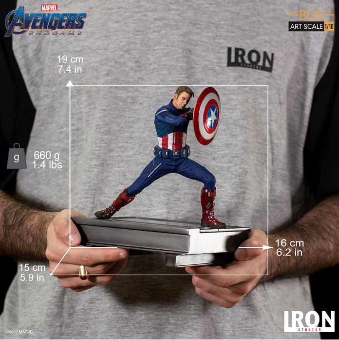 Statue Captain Amercia 2023 - Avengers: Endgame - Scale 1/10 - Iron Studios