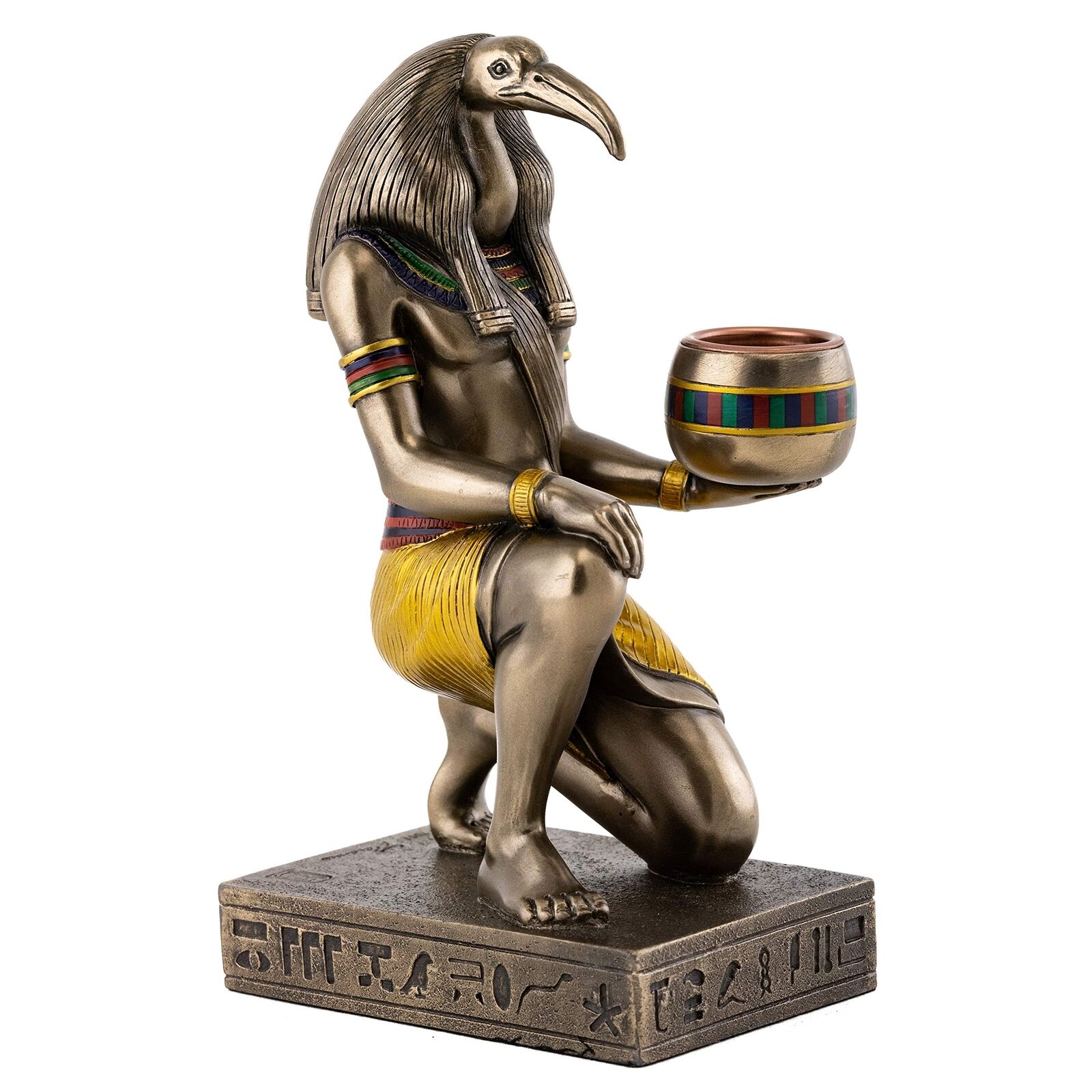 Top Collection Thoth Statue - Egyptian God of Knowledge and Wisdom Candle Hol...