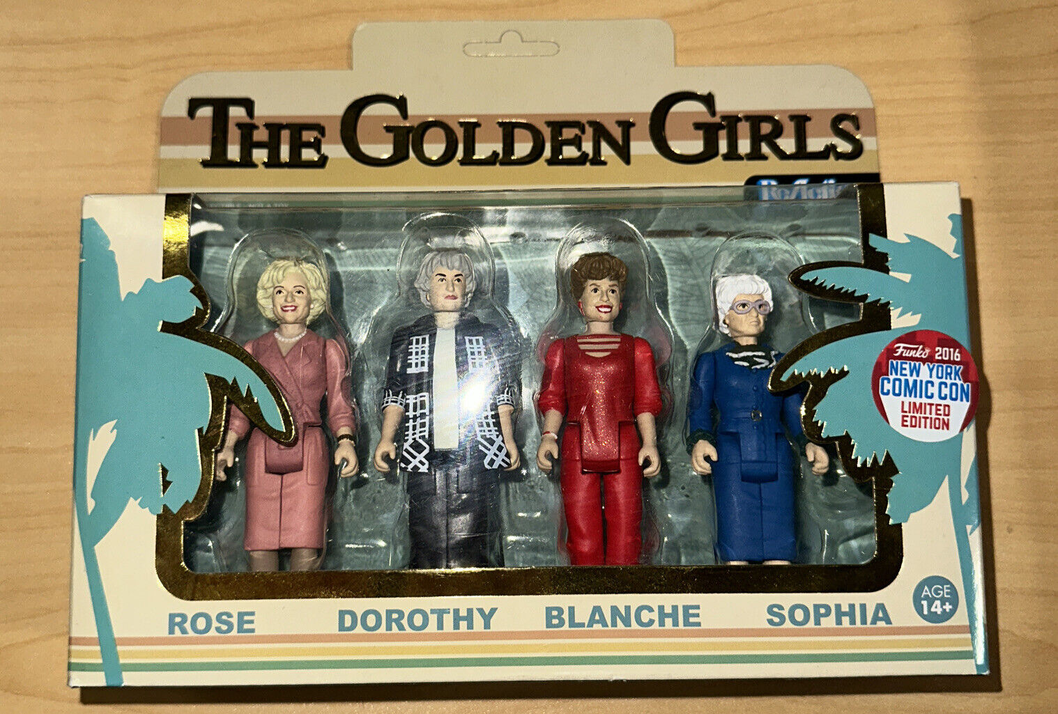The Golden Girls 4pk Reaction Figures 2016 NYCC Exclusive Funko View Pics