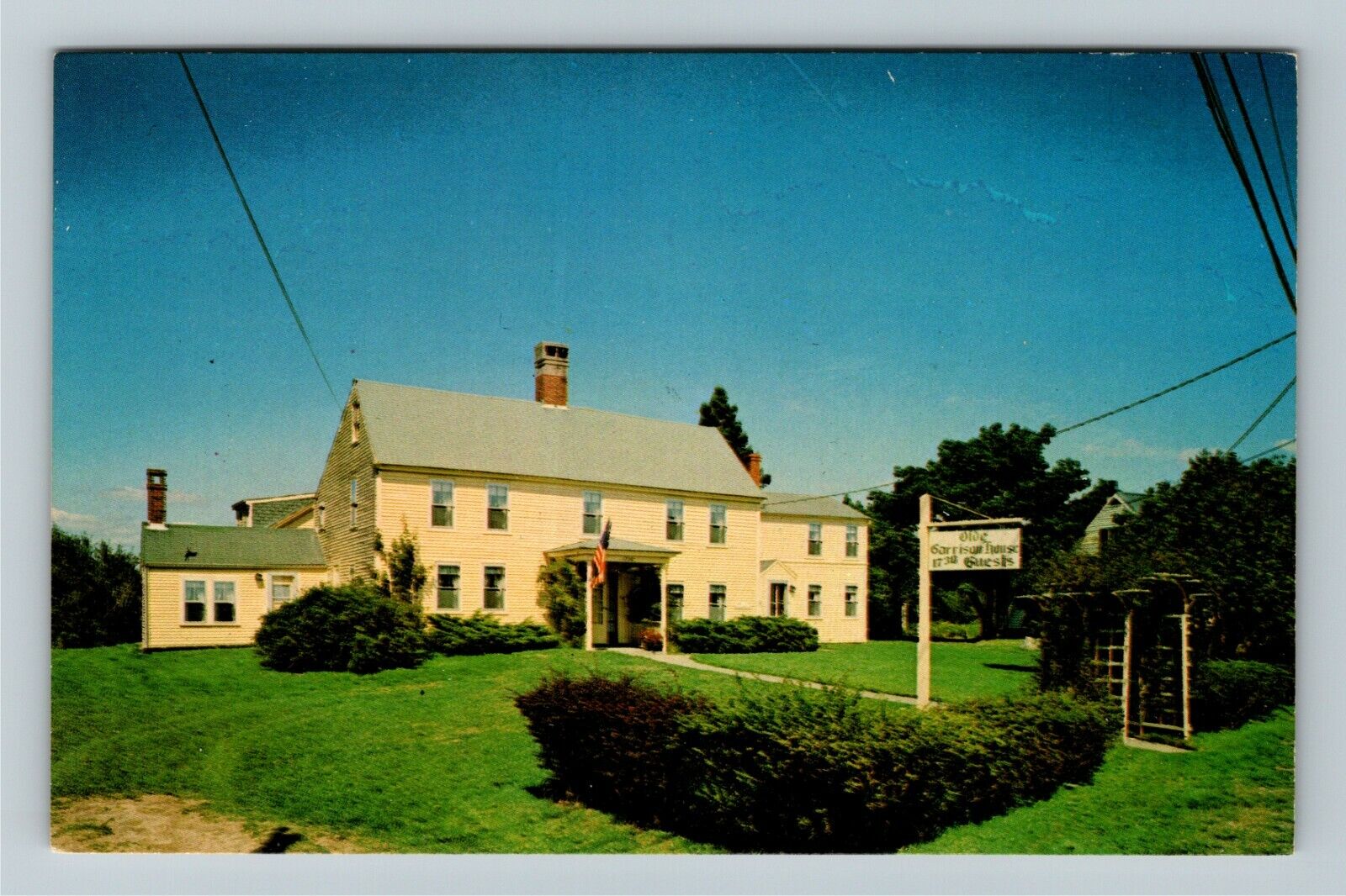 Cape Porpoise ME-Maine, Olde Garrison House, Museum, Vintage Postcard