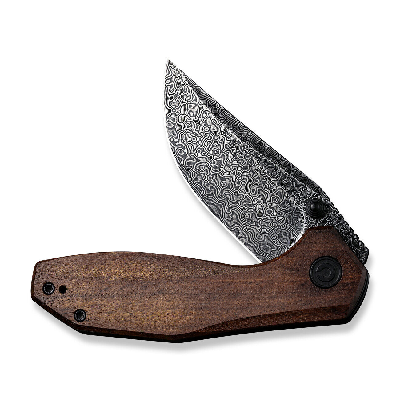 Civivi Knives Odd 22 Liner Lock C21032-DS1 Damascus Cuibourtia Wood Pocket Knife