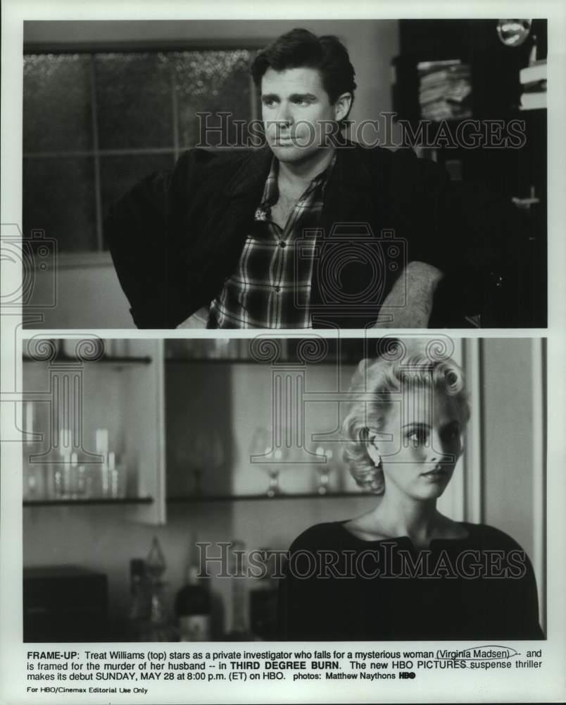 1988 Press Photo Treat Williams and Virginia Madsen star in \