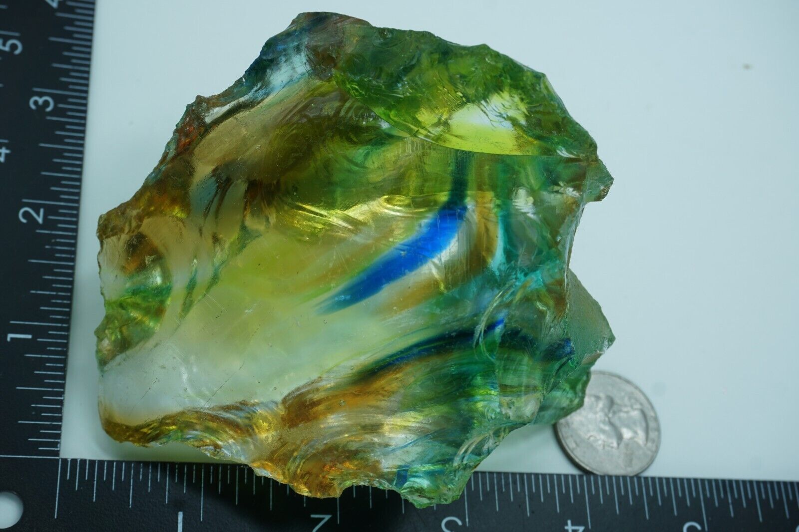 USA - Andara Crystal -- Facet Grade, MULTICOLOR - 530g (Monoatomic REIKI) #wow16