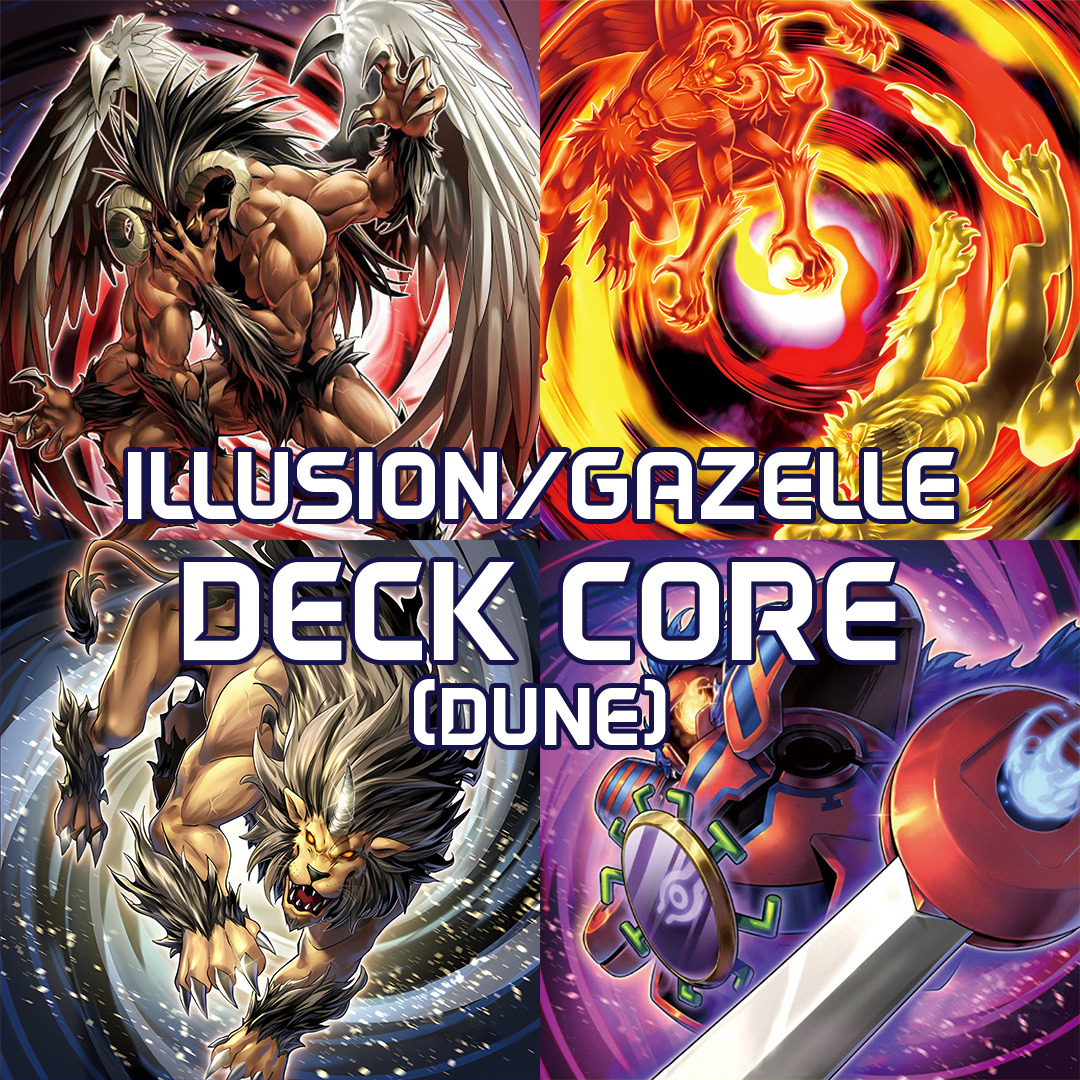Yugioh - Illusion/Gazelle/Chimera Deck Core Bundle (18 Cards) - DUNE