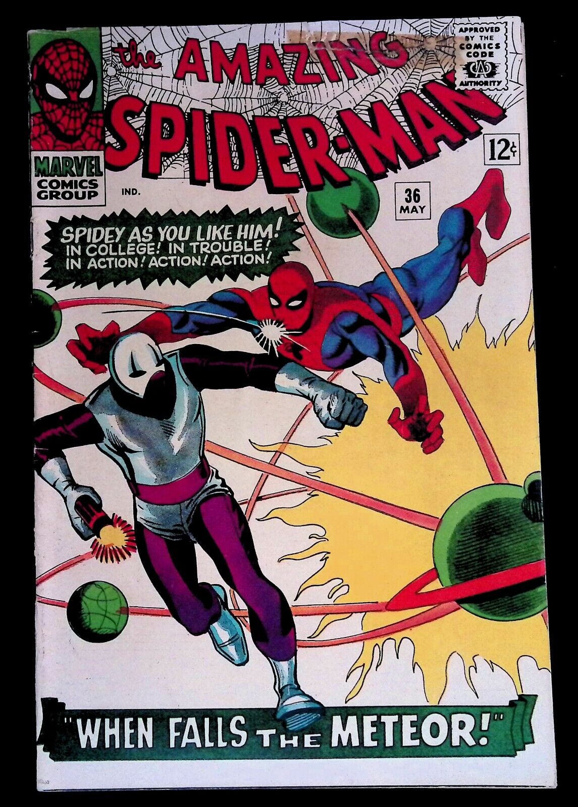 The Amazing Spider-Man Issue #36 1st Looter (Marvel 1966)  Ditko/ Stan Lee