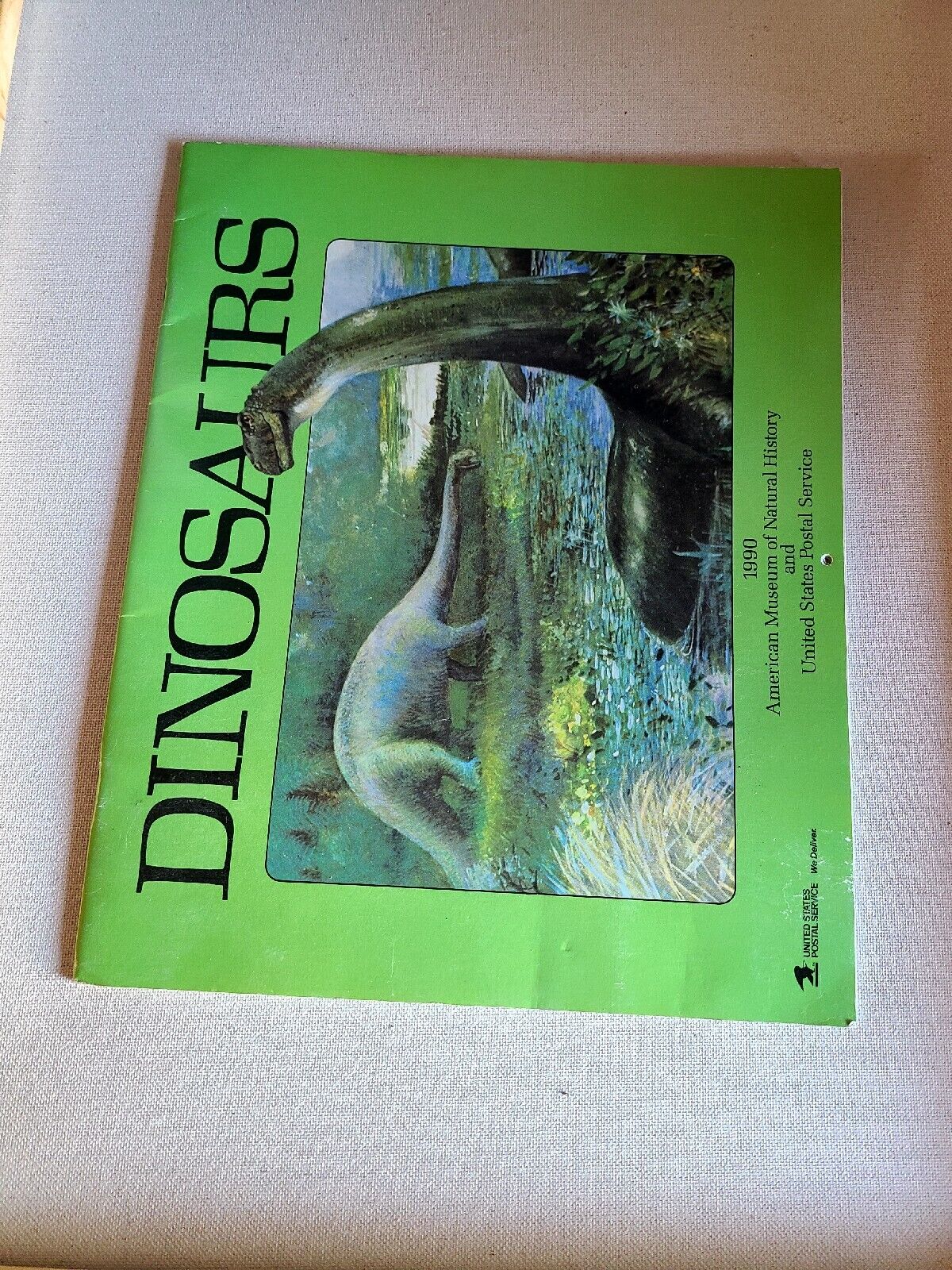 1990 Dinosaurs Usps Calendar  American Museum And Natural History