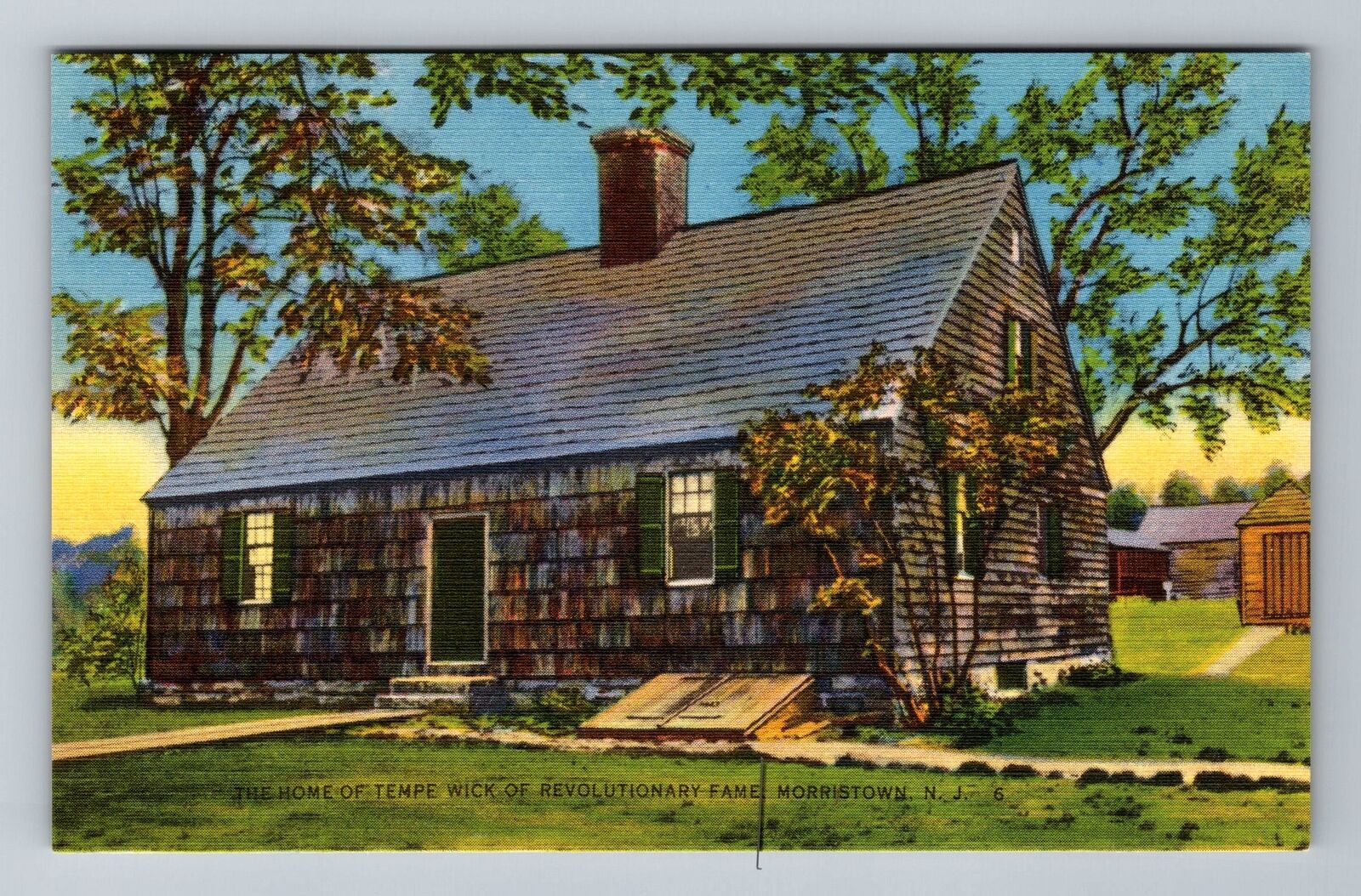 Morristown NJ-New Jersey, Home Of Tempe Wick Vintage Souvenir Postcard