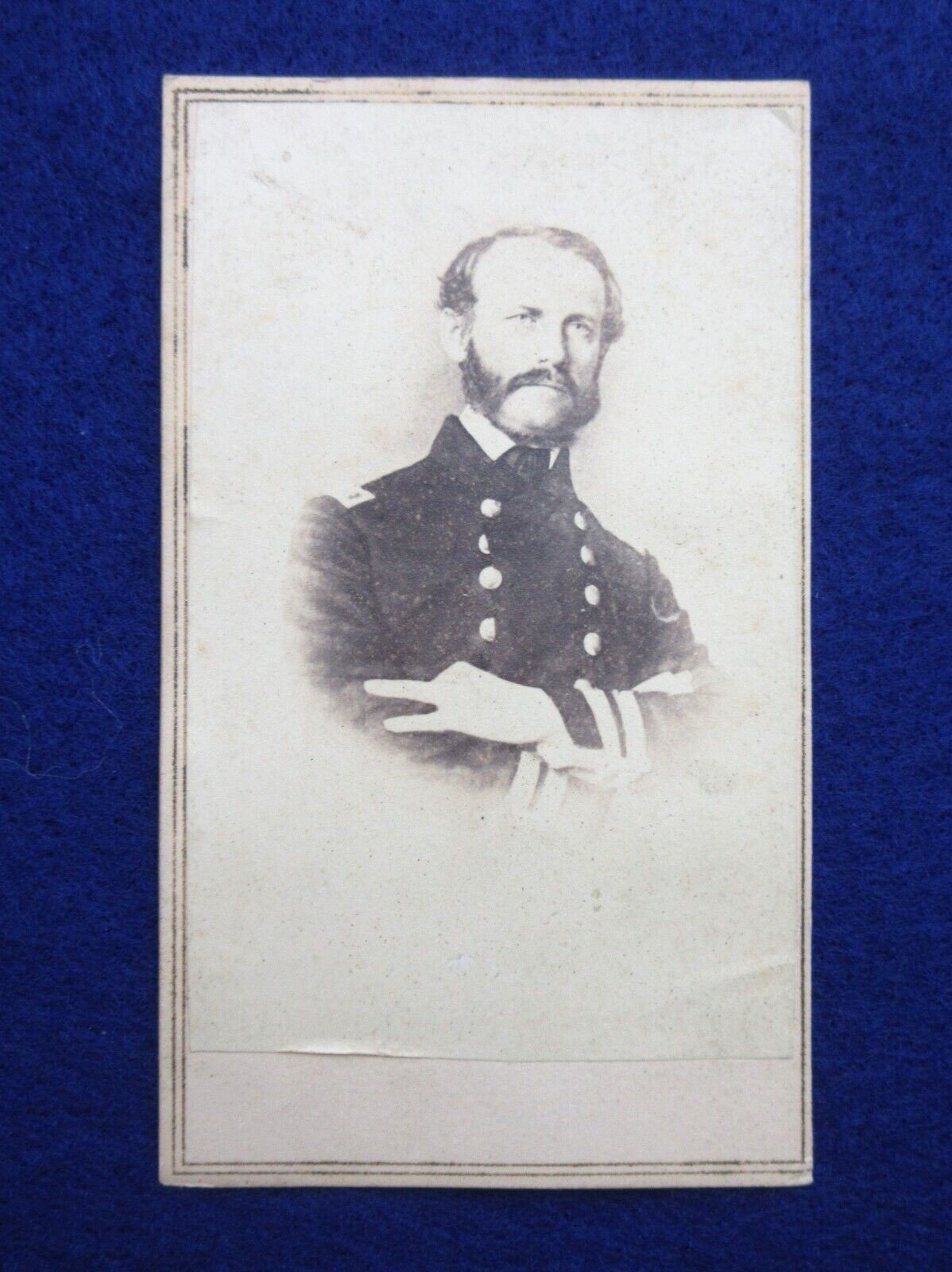 CDV - Union Navy Admiral John Adolphus Dahlgren w/Revenue Stamp