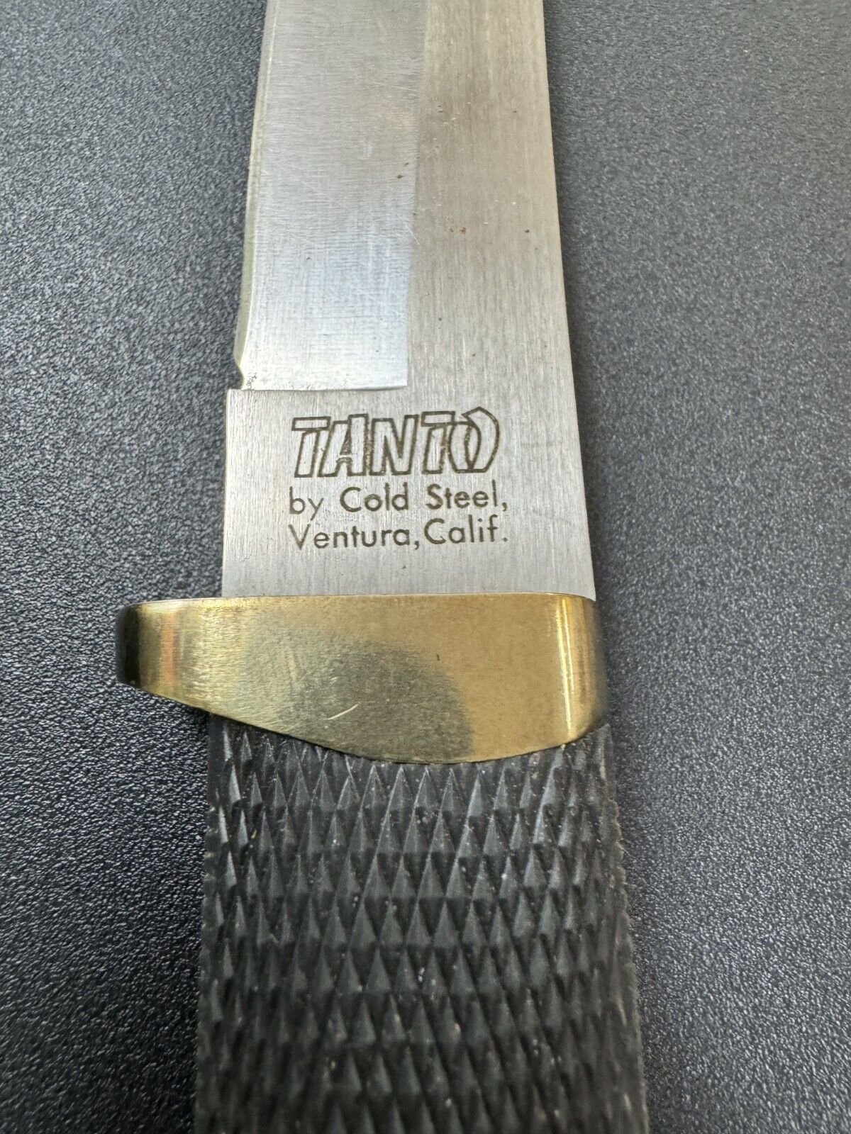 Cold Steel 13A Tanto Fixed Blade Knife Early Version Ventura CA Japan 1979