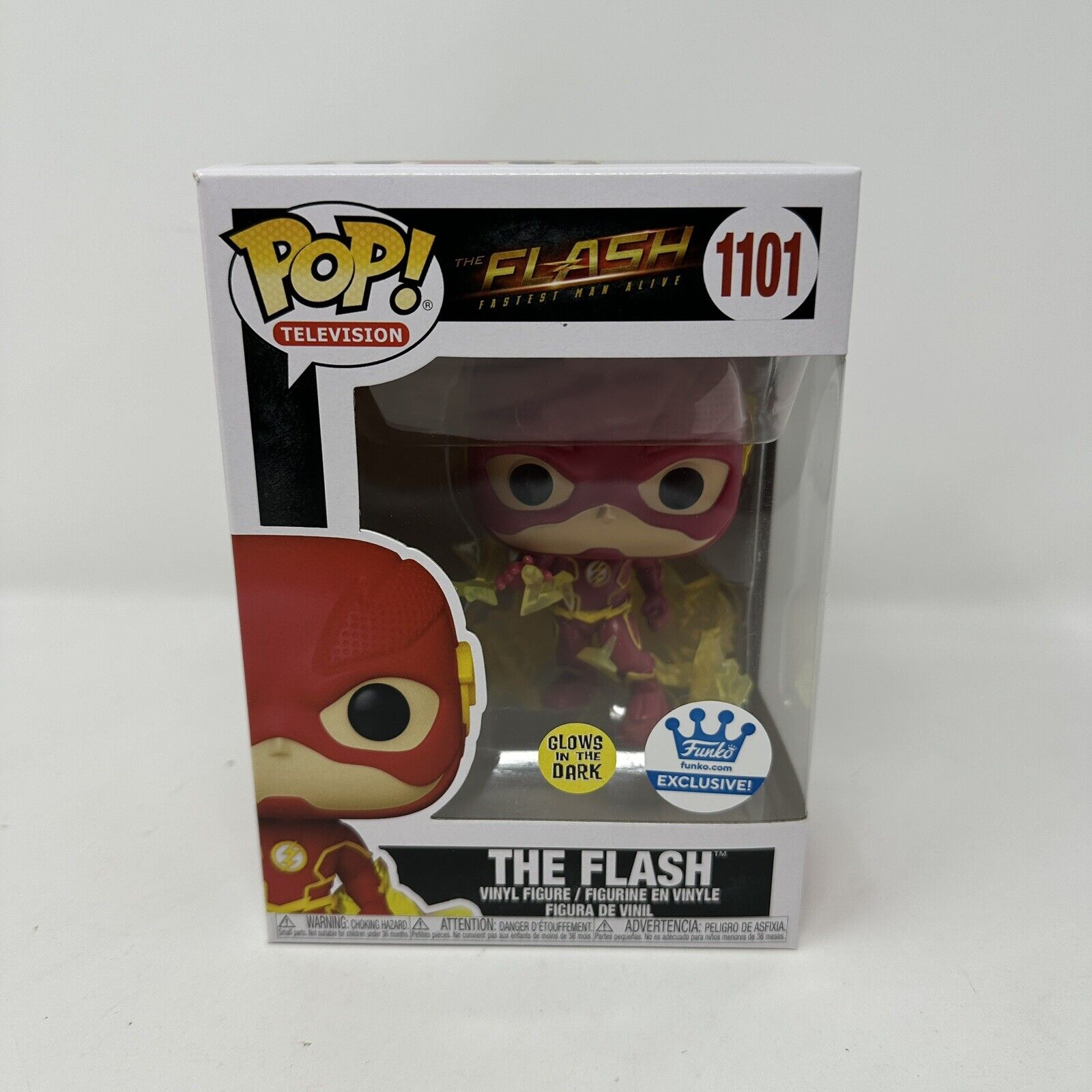 Funko POP Television DC The Flash (Glow In The Dark) #1101 Funko Shop Exclusive