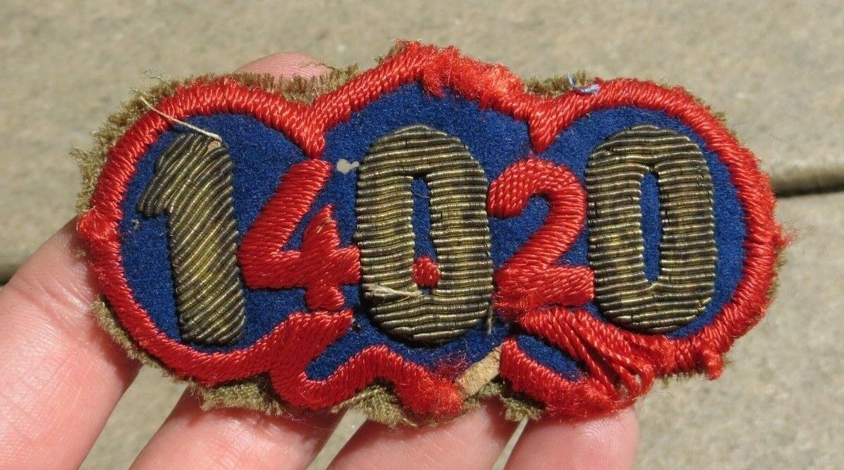 WW2 US Army Military 100th Chemical Mortar Battalion Italian Theater Made Patch