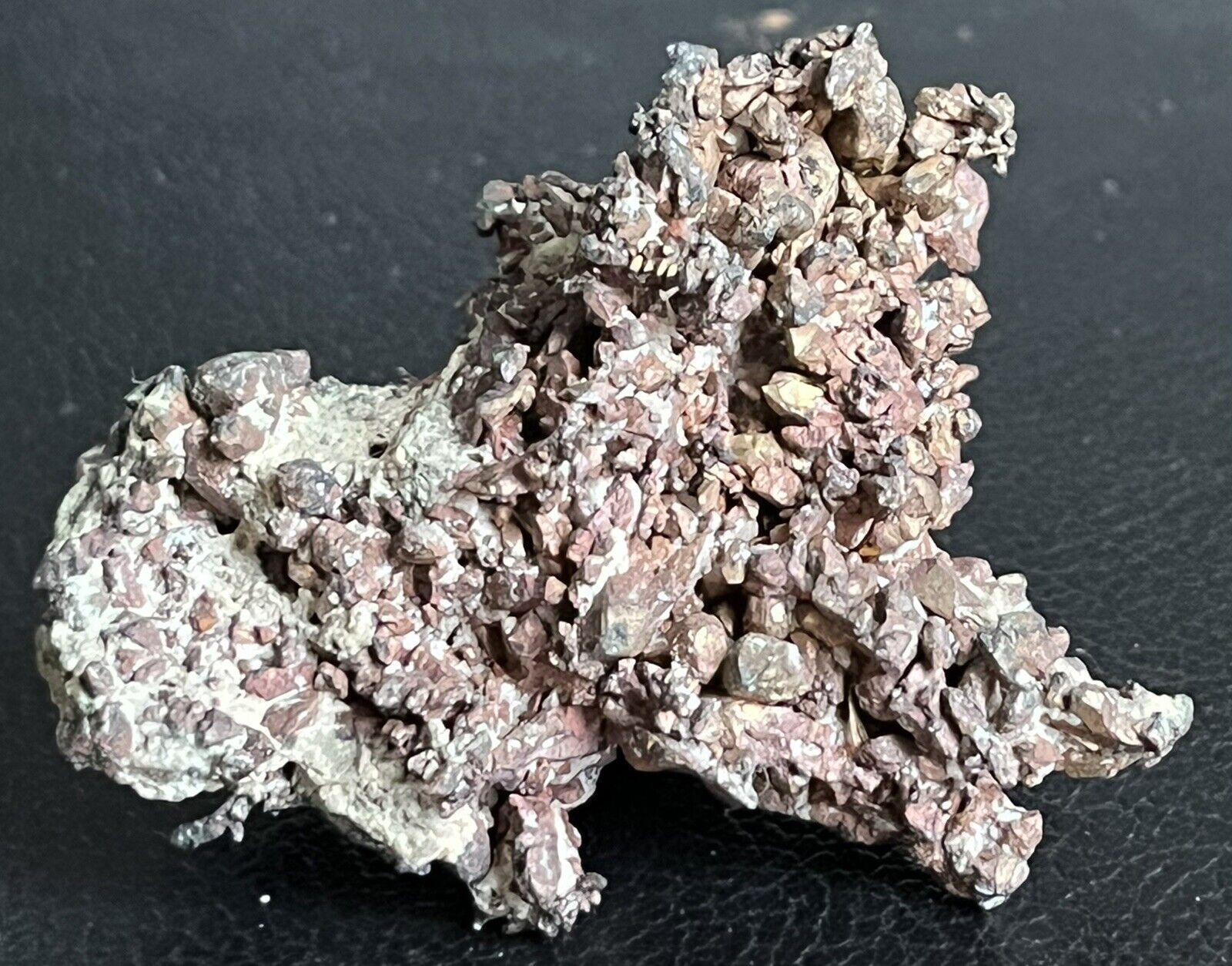6cm Nice Copper Crystal Group w Green Matrix - Mass Mine, Ontonagon, Michigan