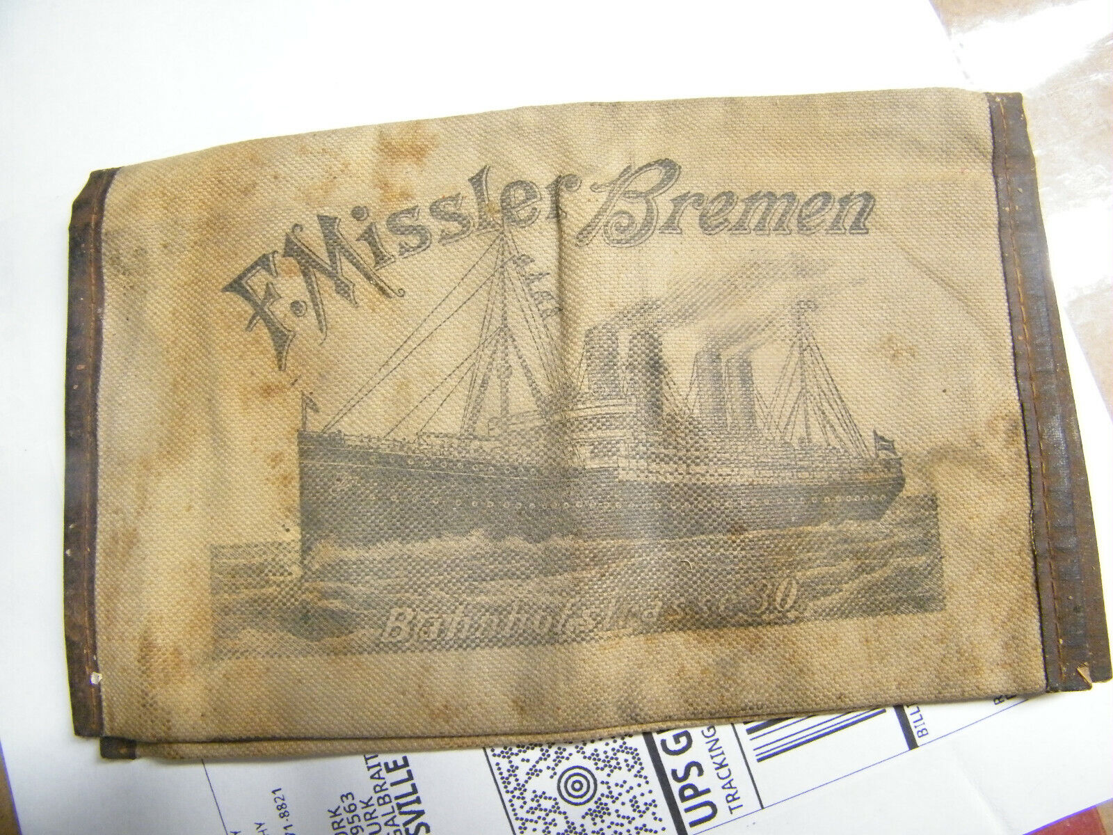 Super F. Missler - Brennen Ticket Wallet 1897-1904 Immigration Agency