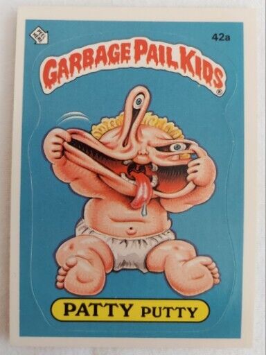 1985 Garbage Pail Kids “Patty Putty” 42a Spaz Award Near Mint One Star