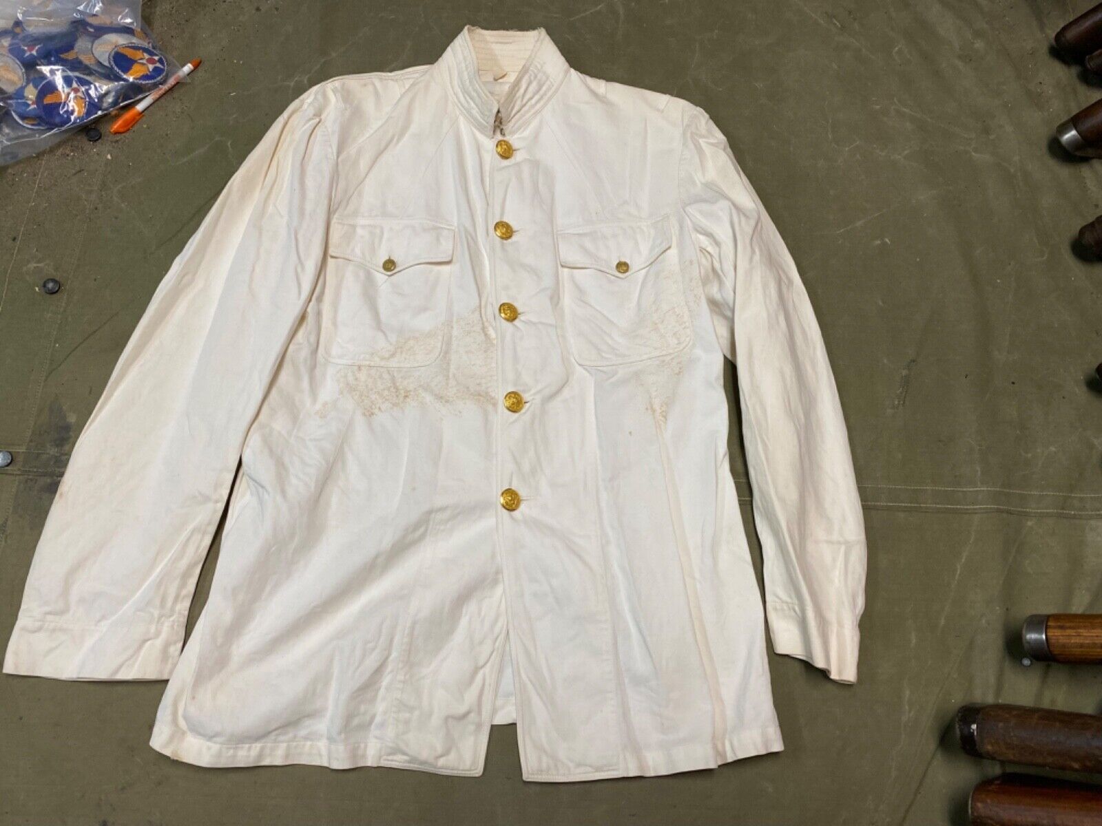 ORIGINAL WWII US NAVY OFFICER DRESS 