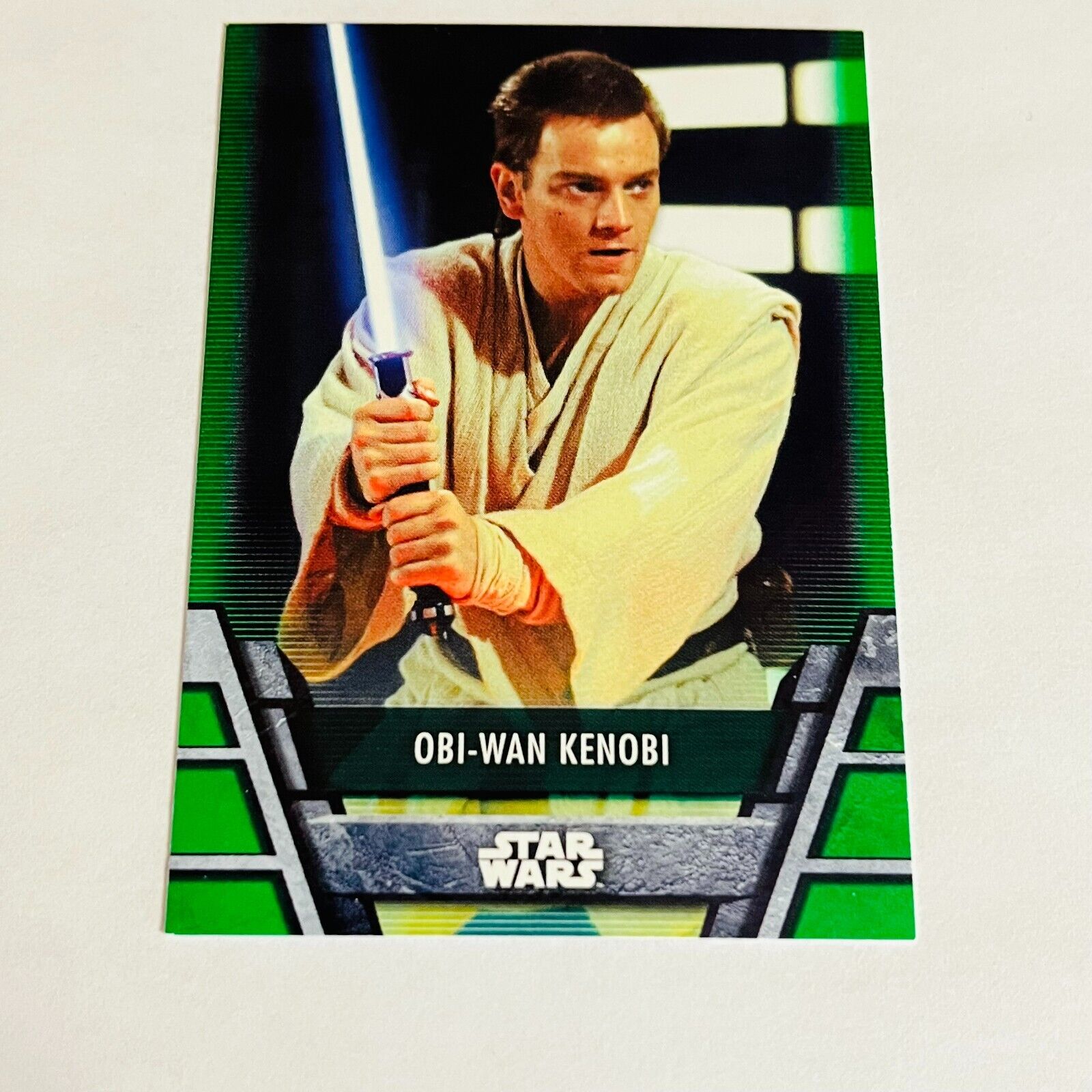 2020 Topps Star Wars Holocron Green Parallel Base Card Jedi-1 Obi-Wan Kenobi