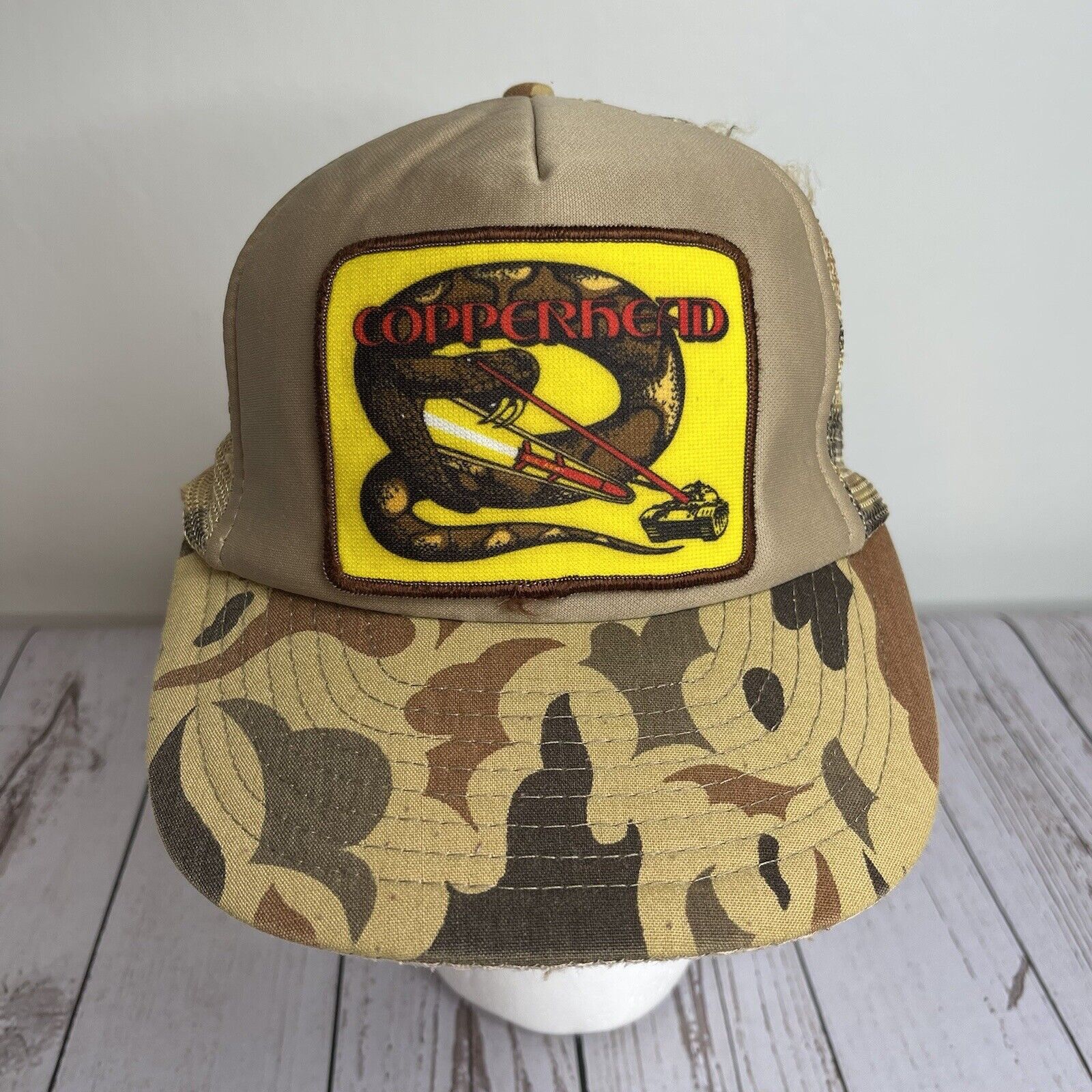 Vintage Hat M-712 COPPERHEAD Laser Guided Projectile US Army Weapon Squadron