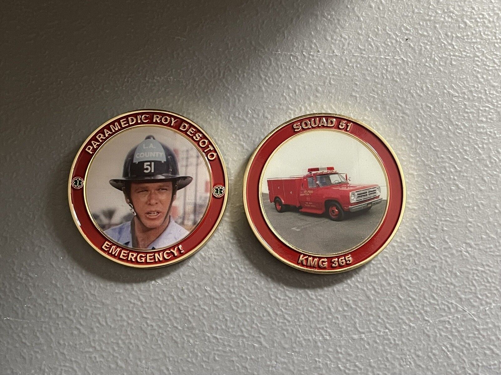 Squad 51 … Emergency Roy DeSoto Challenge Coin
