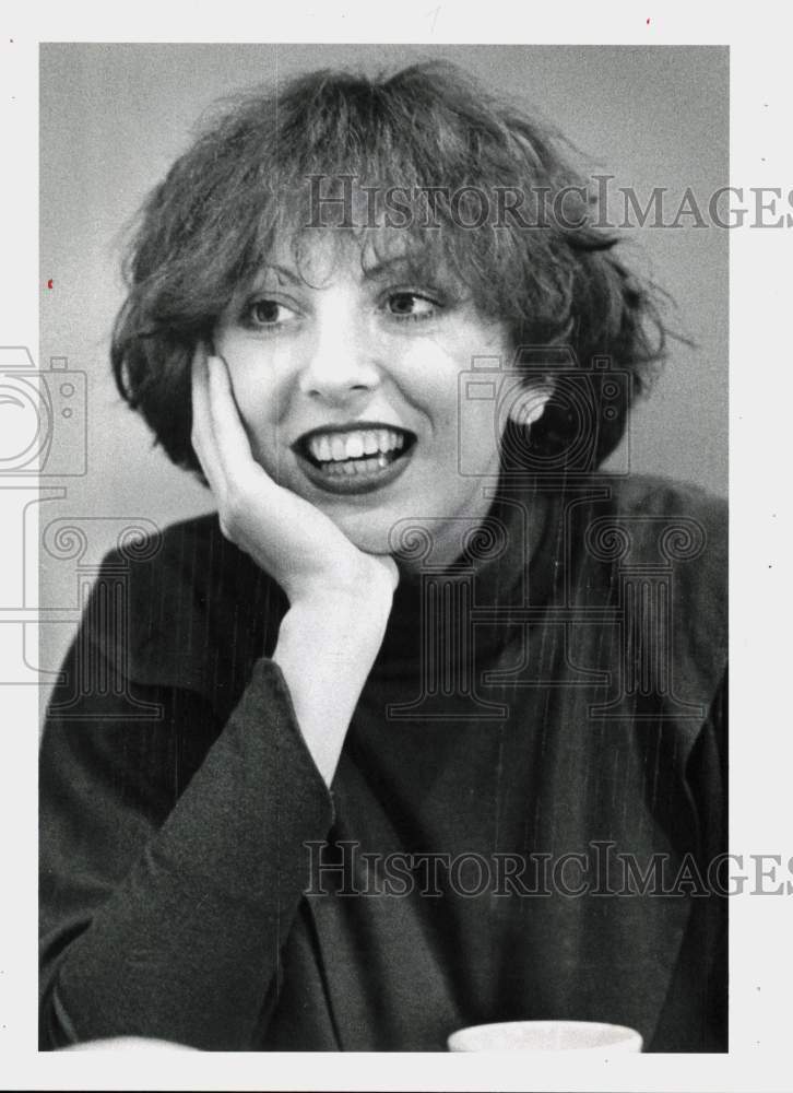 1979 Press Photo Manhattan Transfer singer Cheryl Bentyne enjoys \'celeb\' status