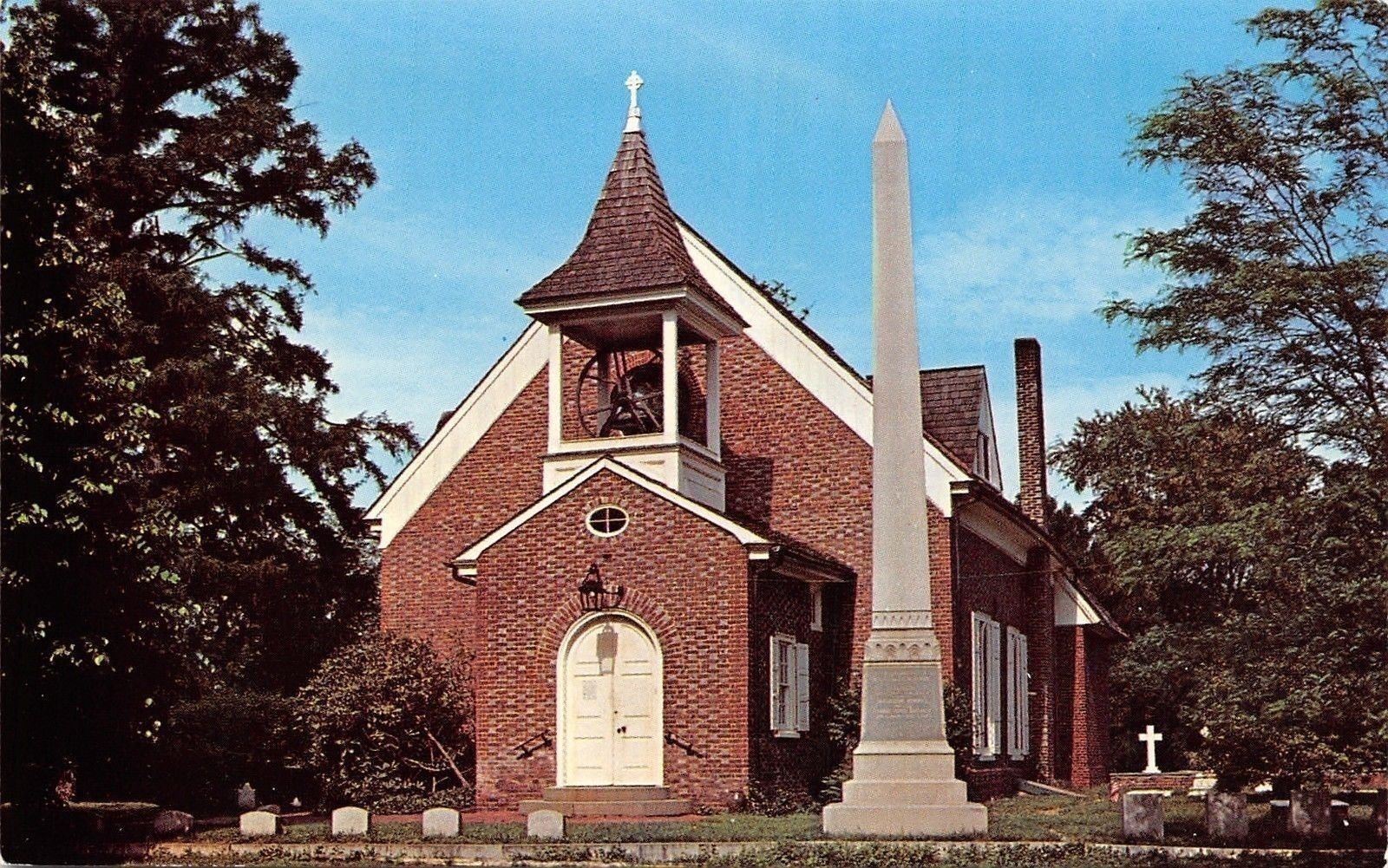 Dover Delaware~Old Christ Church~1960s Postcard