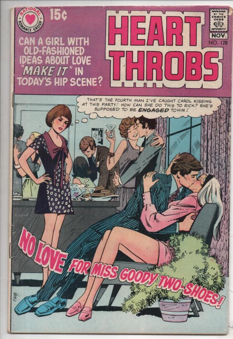 HEART THROBS #128, FN, DC, 1970, Romance comic