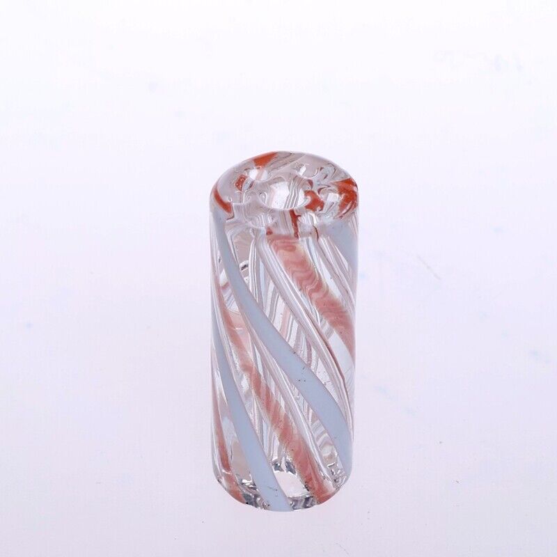 5pcs/box Wig Wag Screw Line Style White Mixed Red Smoking Glass Filter Tips