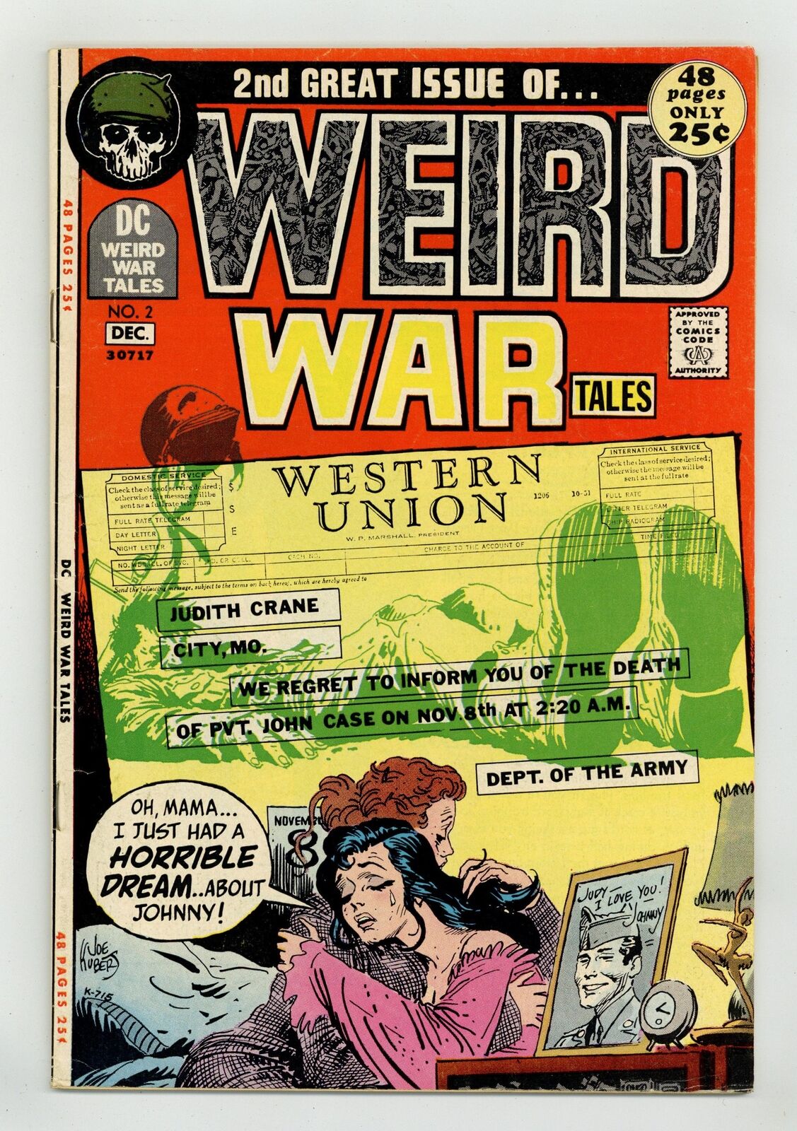 Weird War Tales #2 FN 6.0 1971