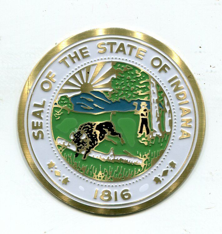 Medallion: Seal Of The State Of Indiana, (2\