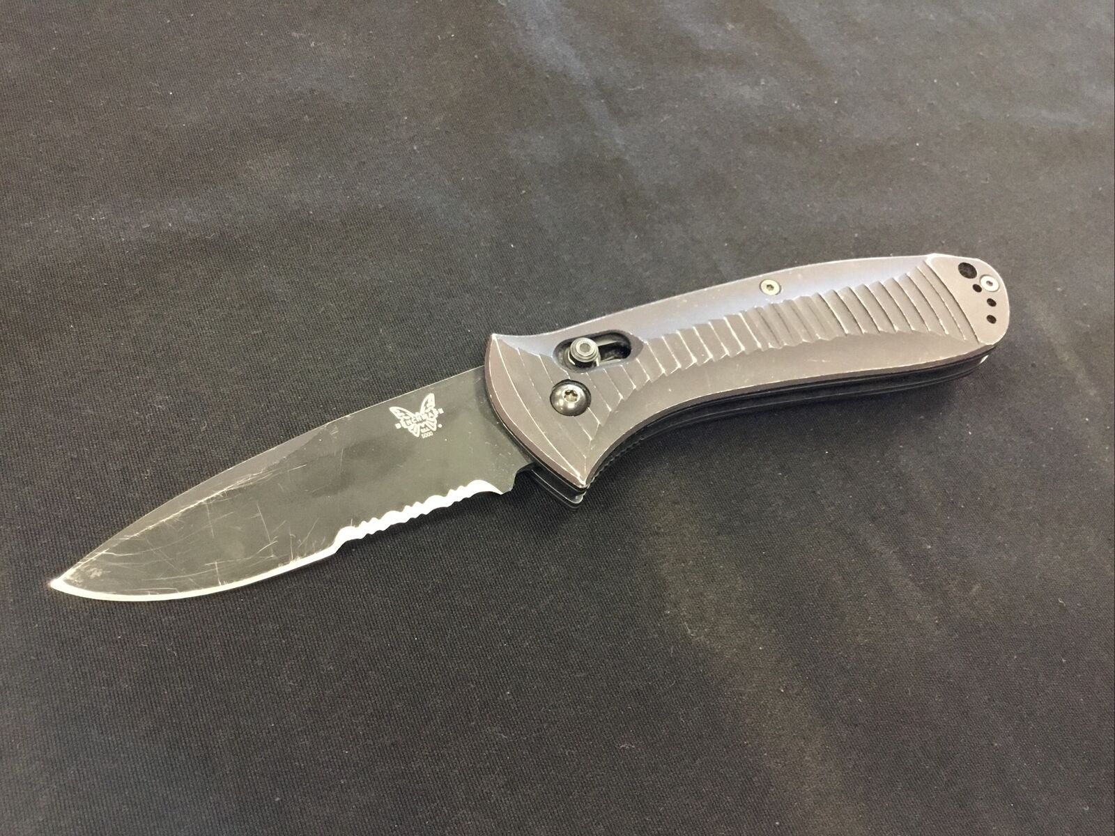 RARE Benchmade Knife 5000S Mel Pardue Axis 154CM Folding Pocket Knife  USA MADE