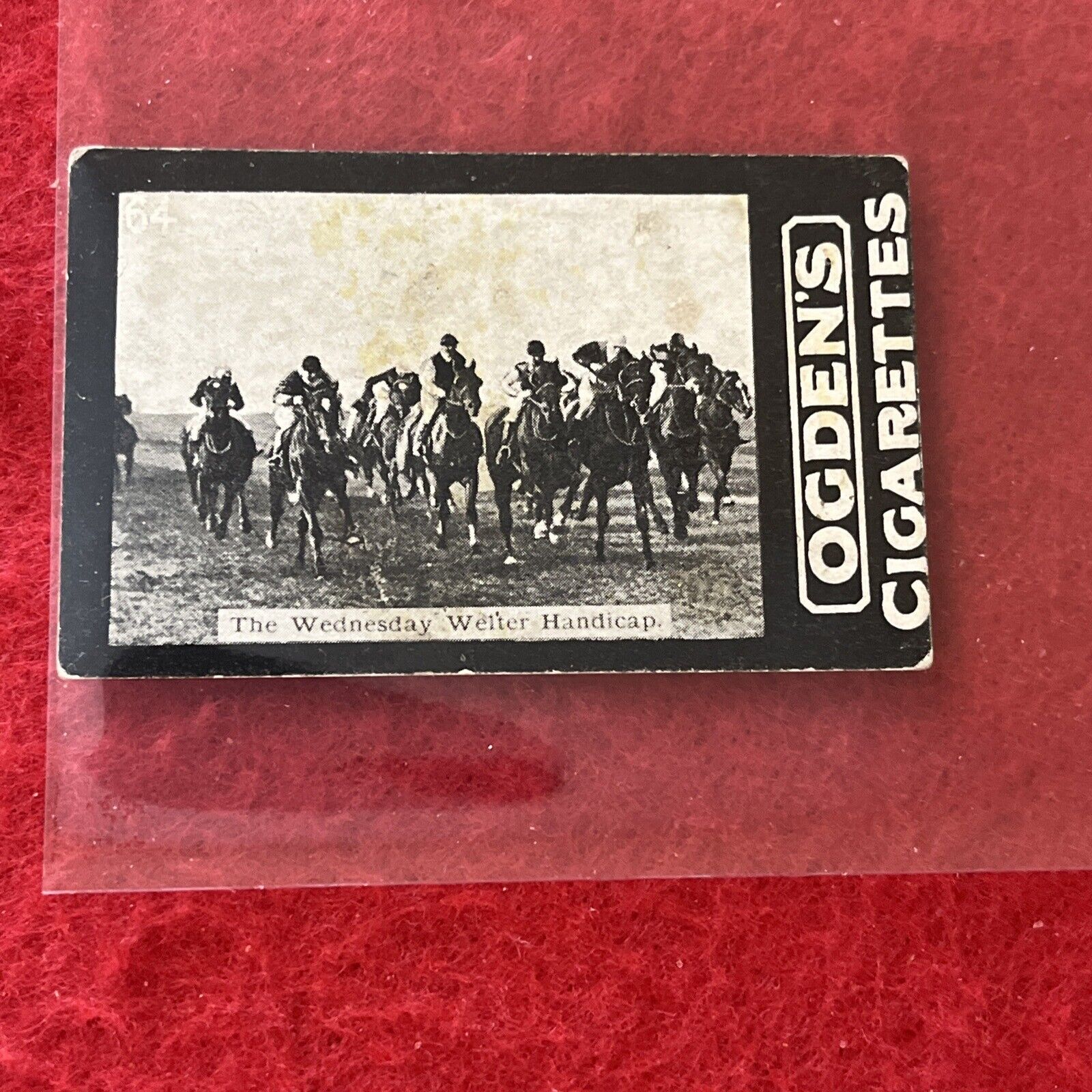 1901 1902 Ogden’s Tab Cigarettes HORSE RACING Tobacco Card  G