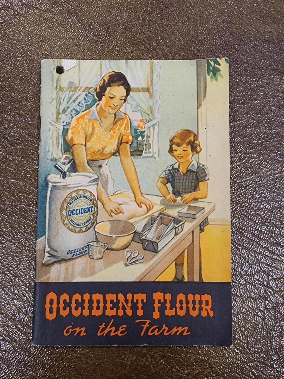 Rare Vintage Occident Flour Baking Recipe Booklet Guide Book