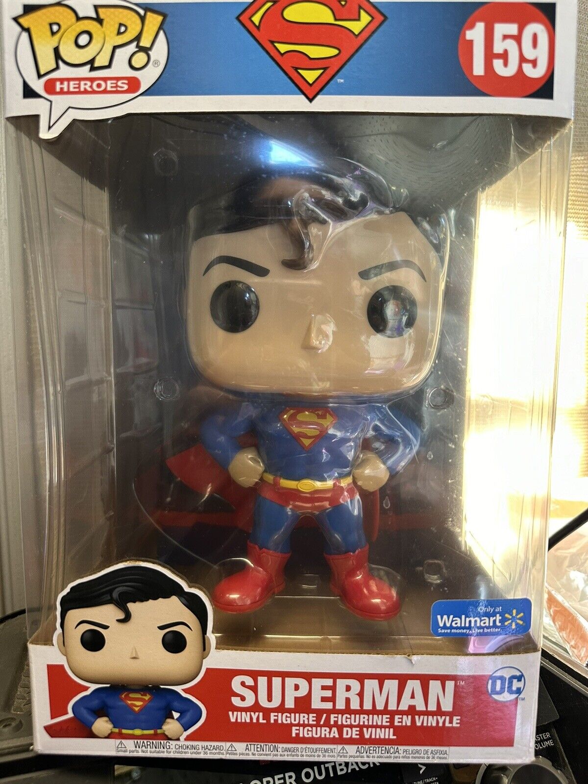 Funko Pop - DC Heroes Superman 159 Walmart Exclusive - 10\