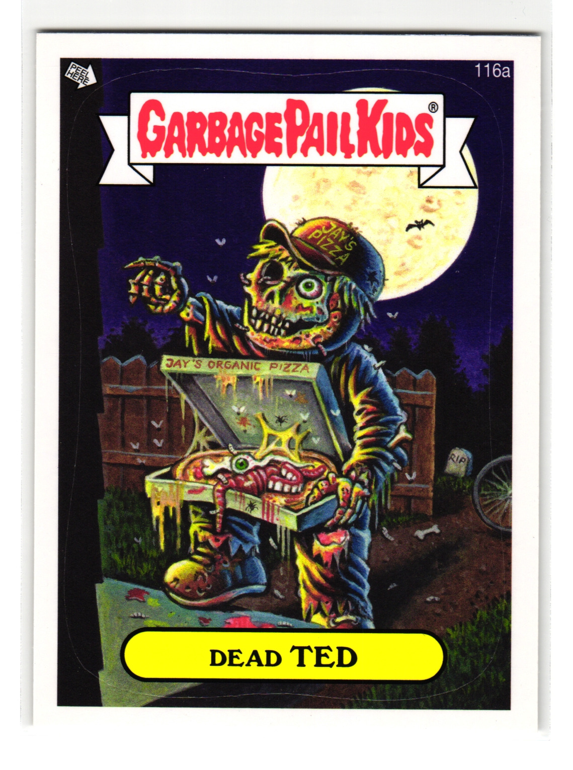 Dead Ted Sticker 2013 Topps Garbage Pail Kids Series 2 Card 116a