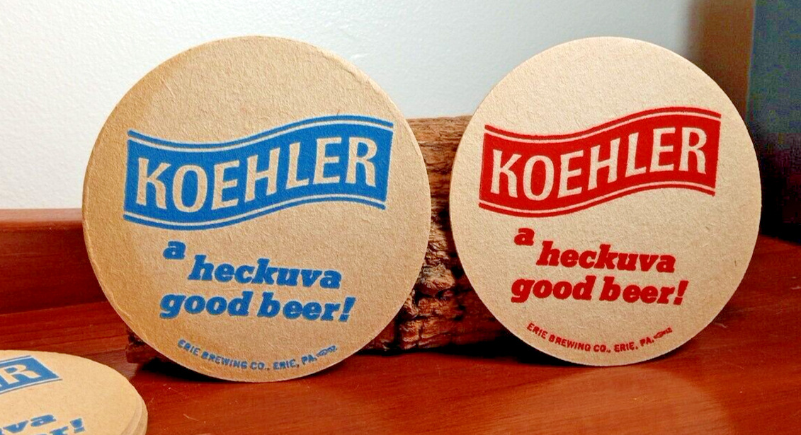 Koehler Beer Coaster\'s ... 1 pair