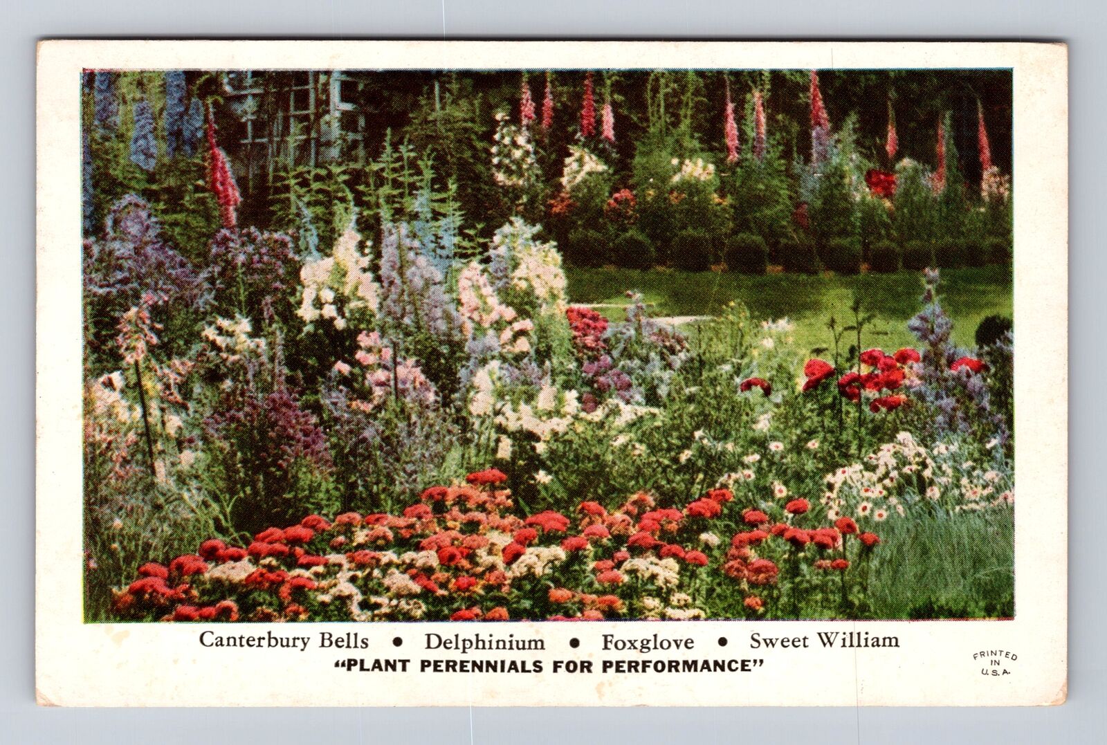 Plainwell MI-Michigan, Richards Gardens, Advertising, Antique Vintage Postcard