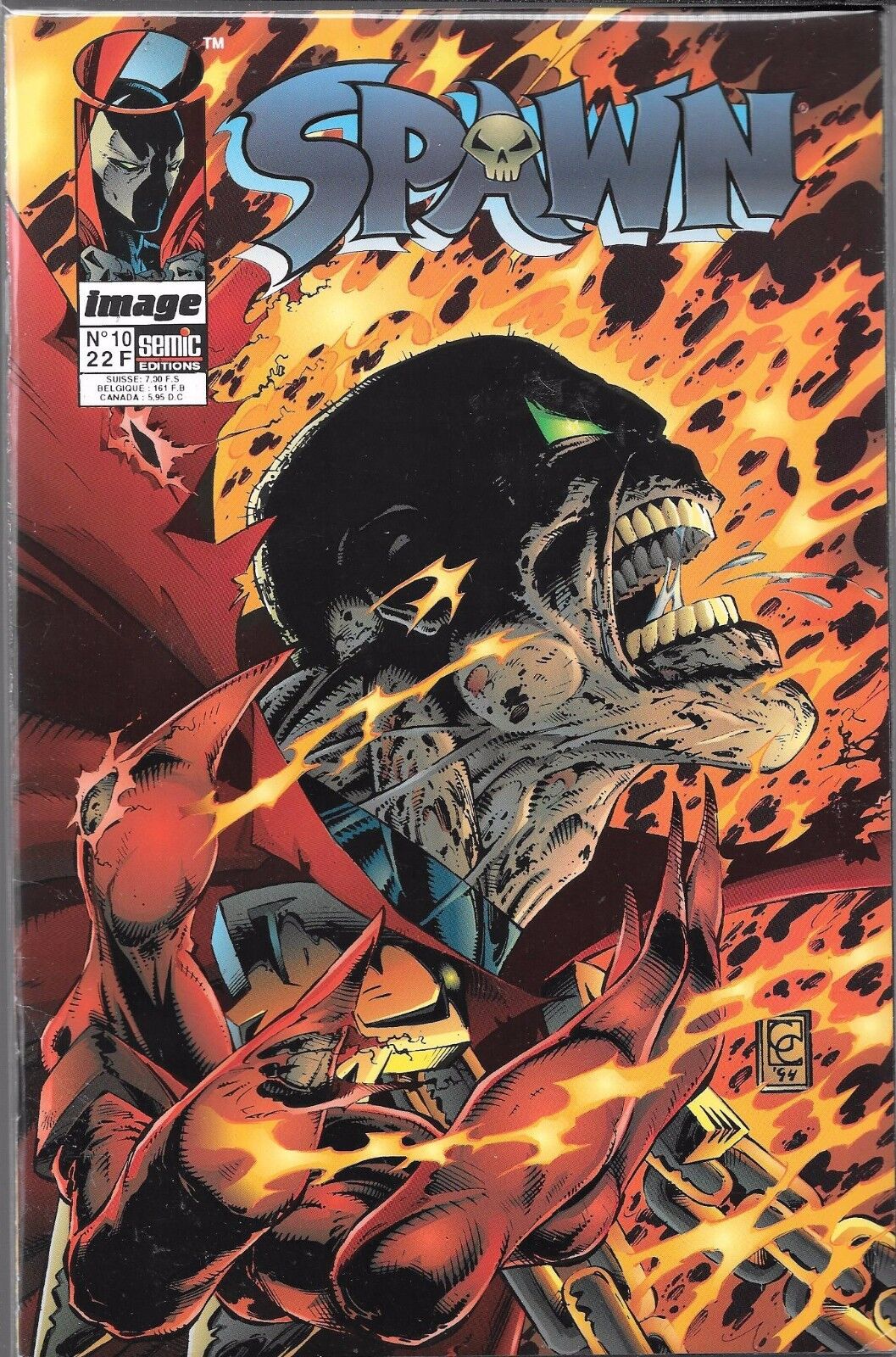  SPAWN #22  EUROPEAN EDITION (FN/VF) TEXT IN FRENCH