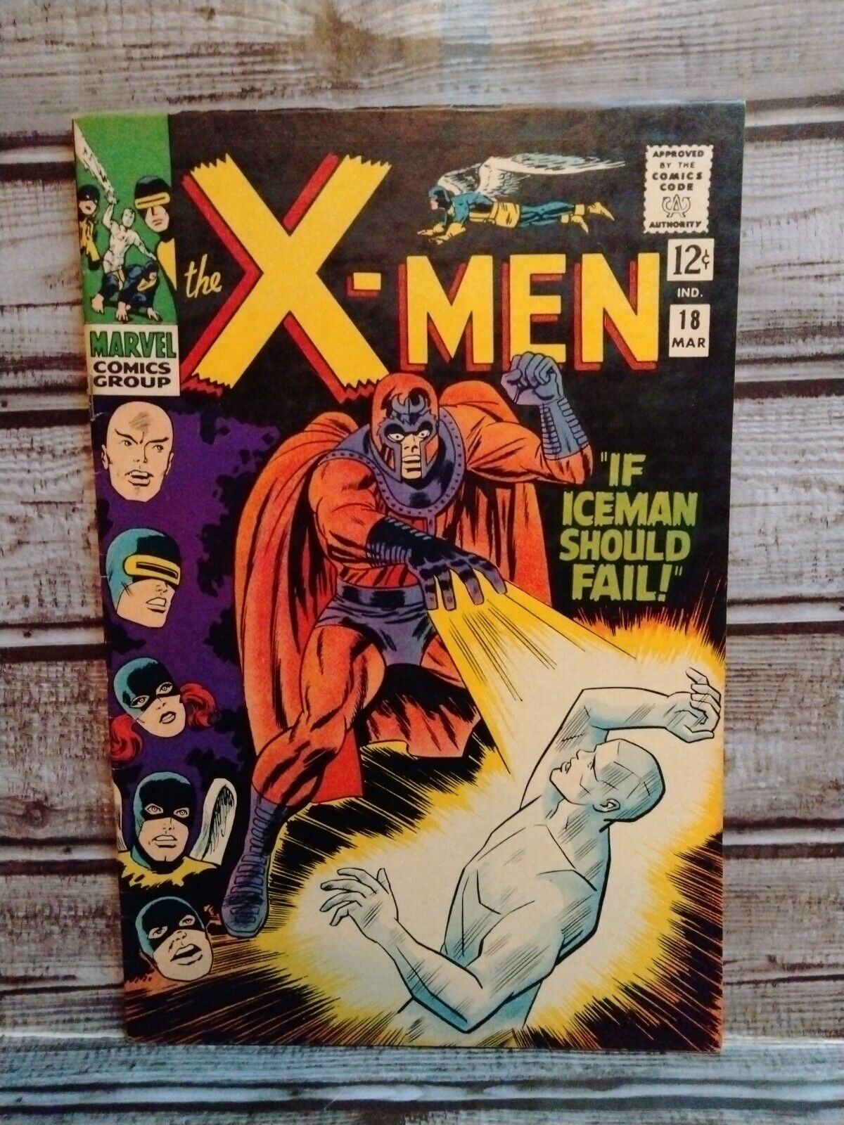 X-Men #18 If Iceman Should Fail Magneto Appearance Marvel Comics Silver Age 1966