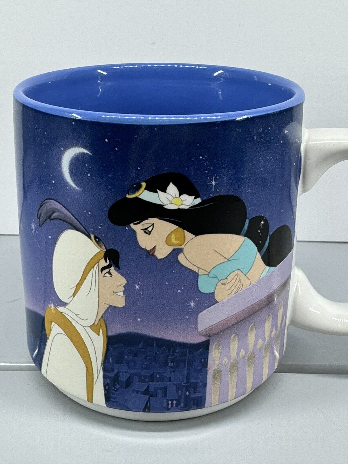 Disney’s Aladdin Coffee Mug/Tea Mug 12oz Vintage 90’s Made In Indonesia