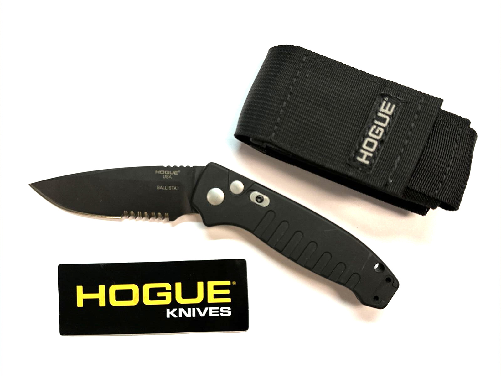 Hogue USA 154cm Black Blade Folding Pocket Knife