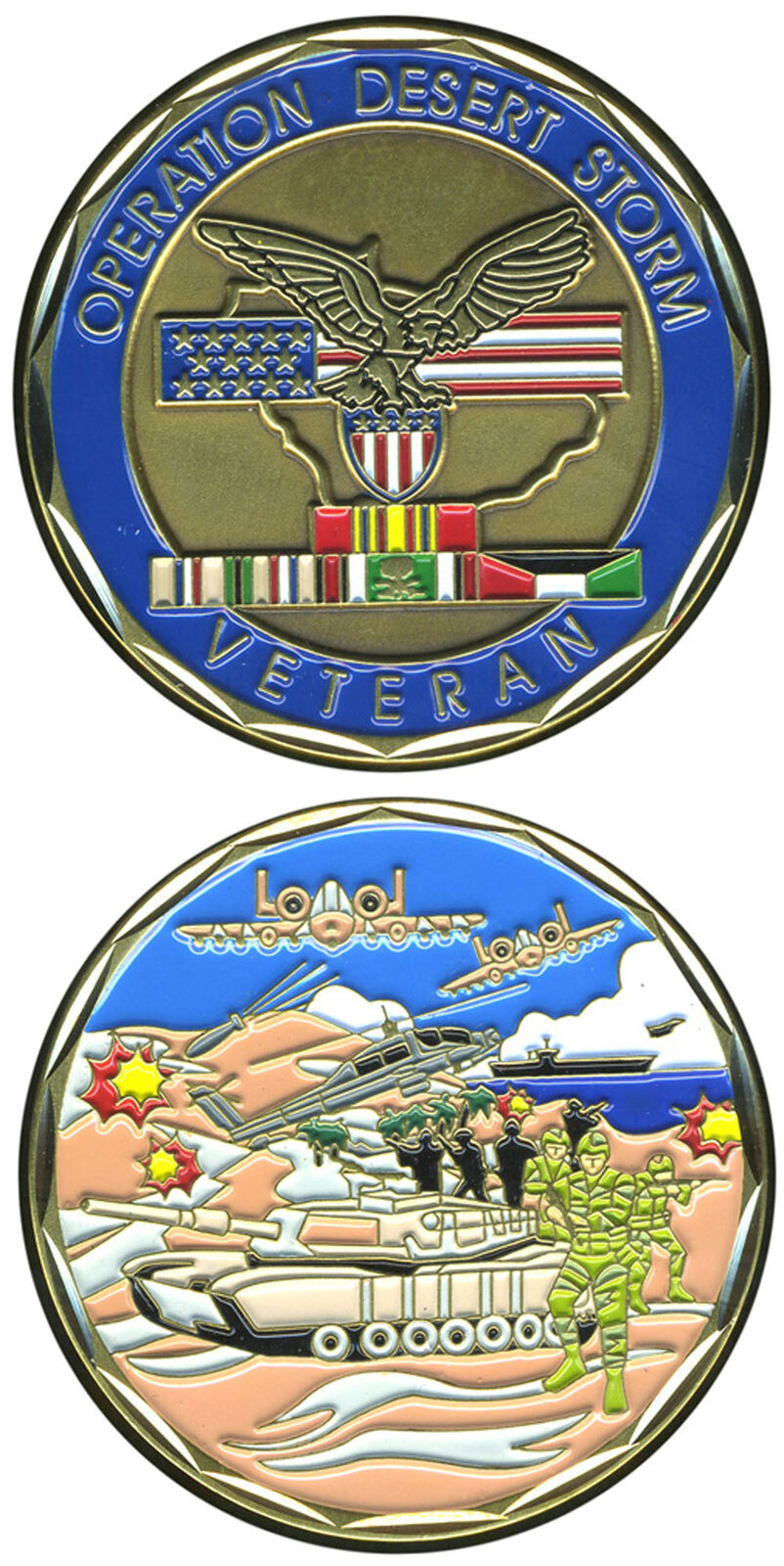 Operation Desert Storm Veteran Challenge Coin 2255